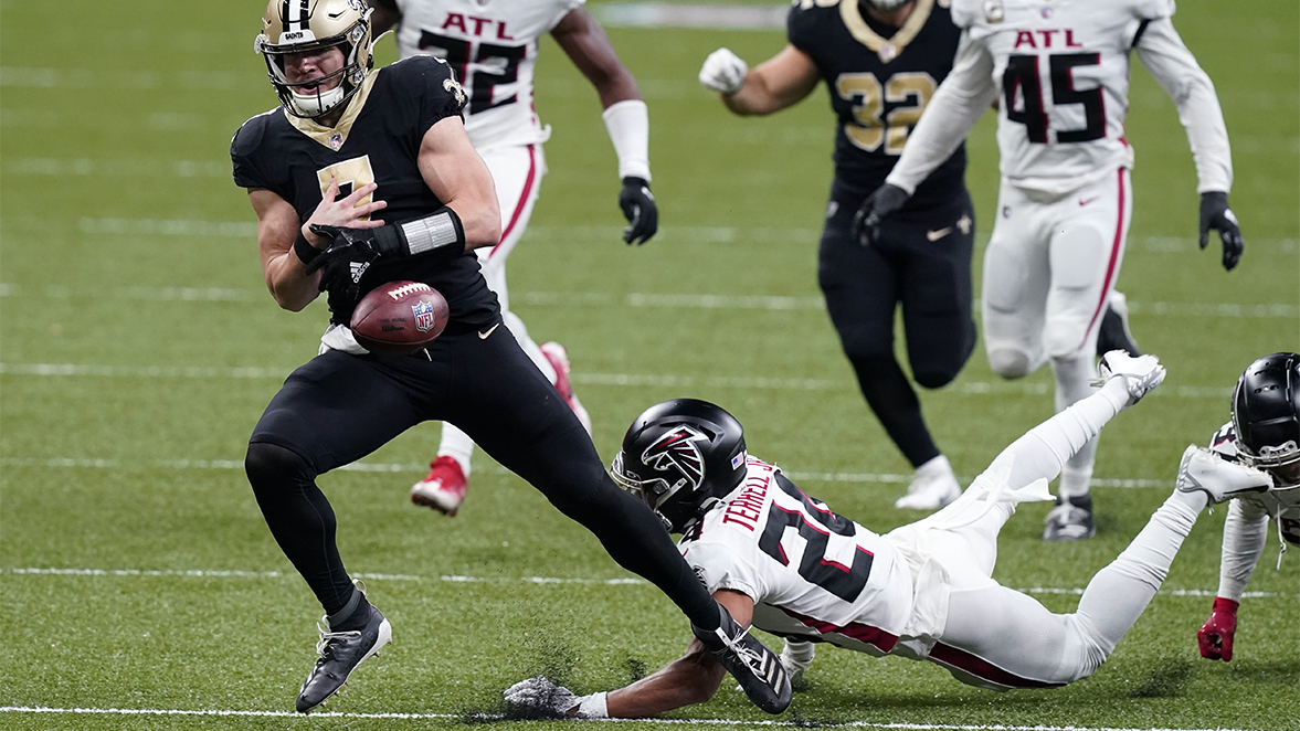 Game Balls from the Saints Frying of the Falcons, 24-9 - Sports