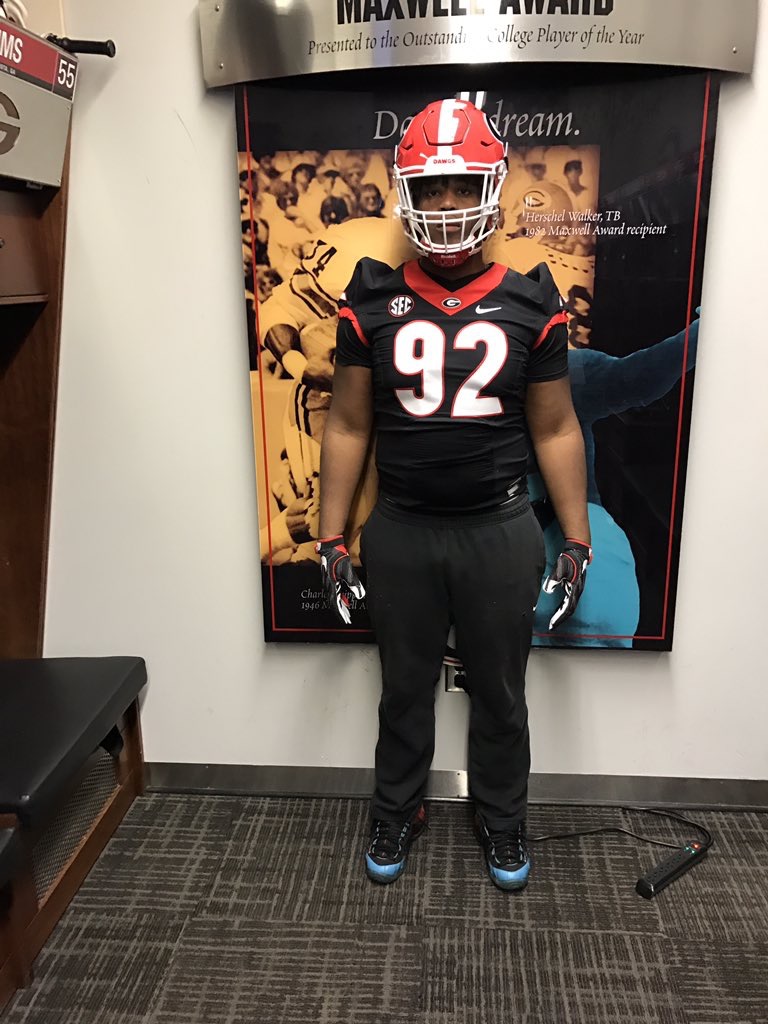 Larrell Murchison on his official visit: 'I'm in love with Georgia