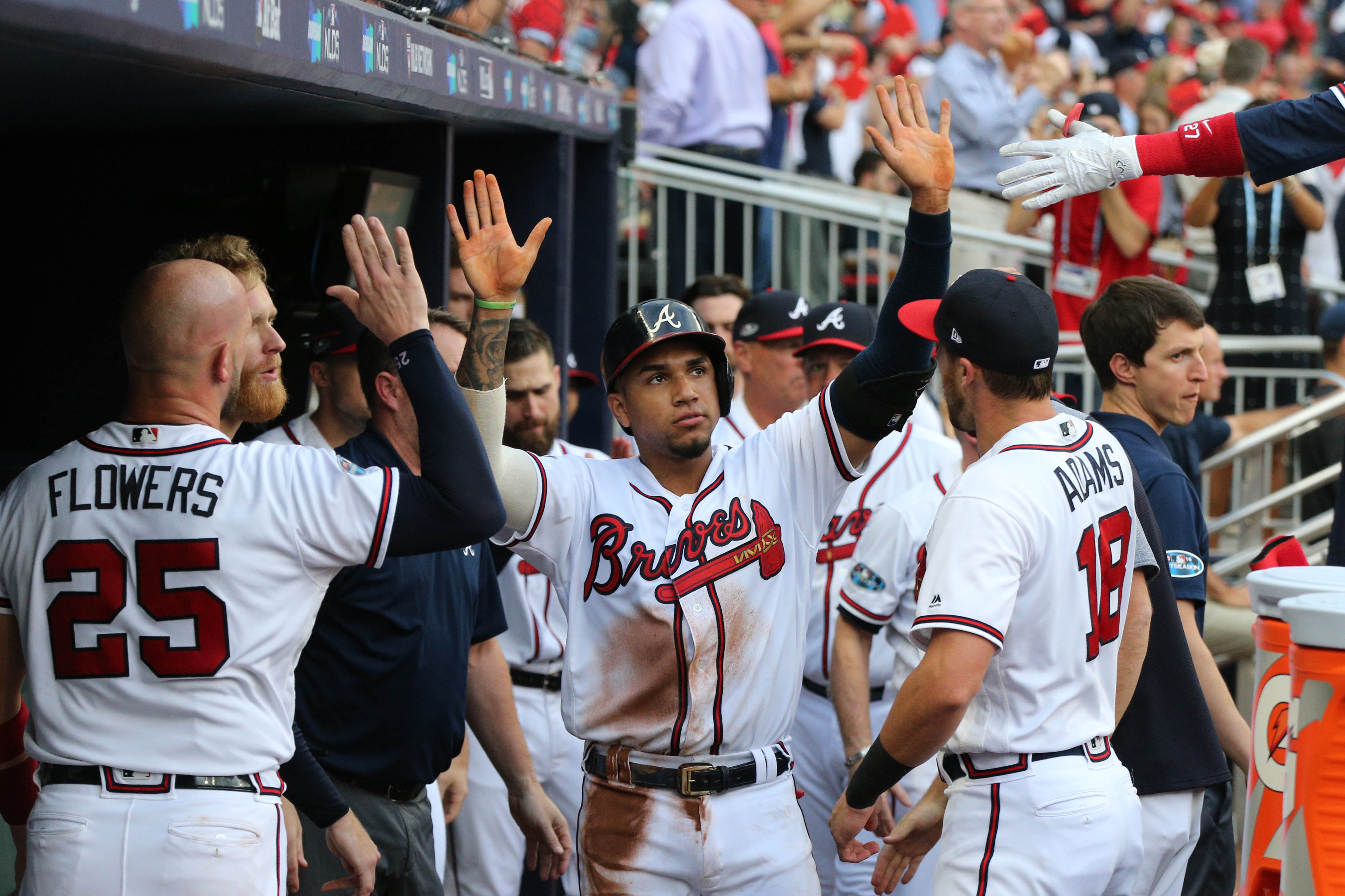 The @Braves had a record-setting lineup this season. 😤 Will they continue  to crush in the #Postseason?