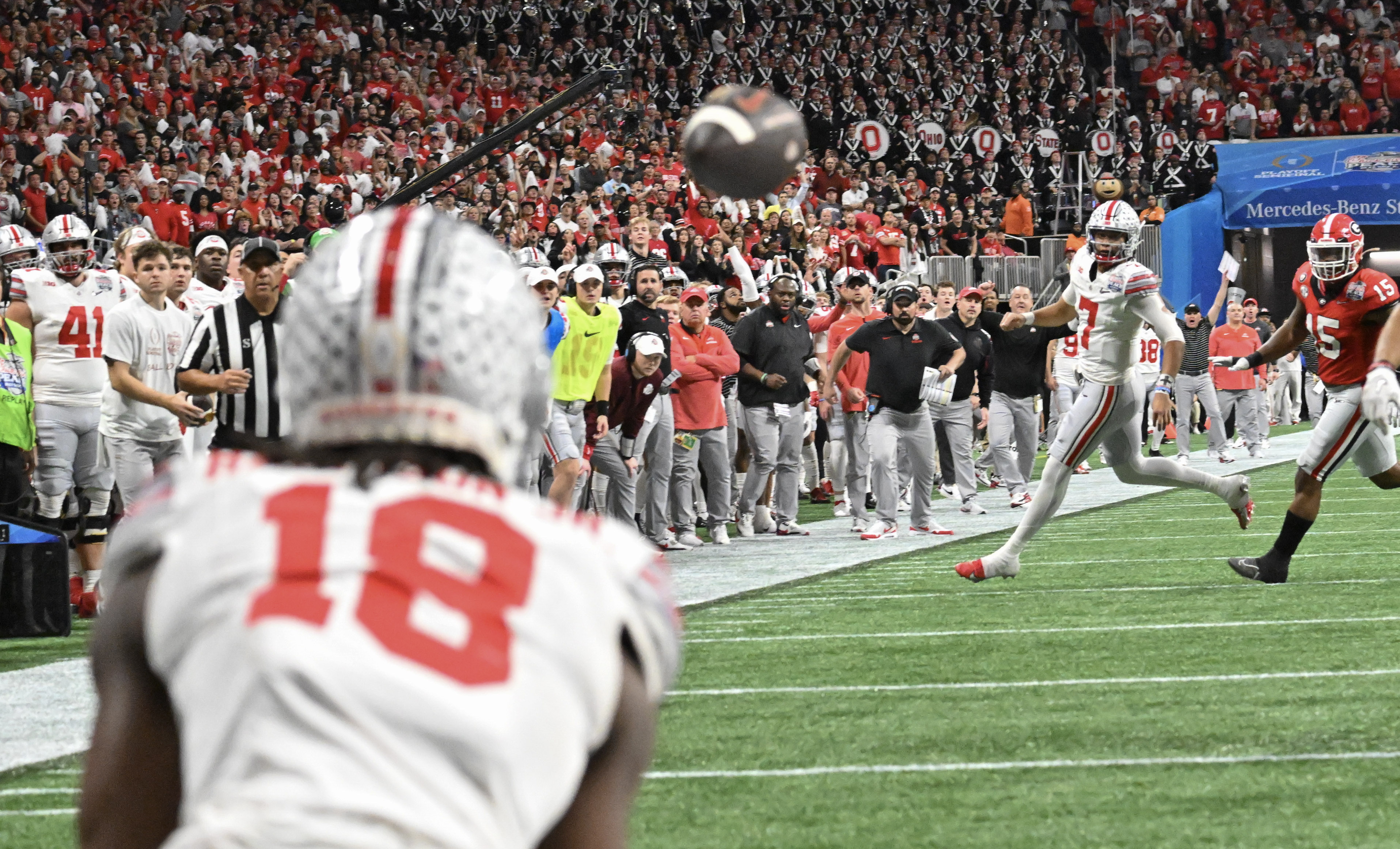 Ohio State football receivers new starting quarterback C.J. Stroud