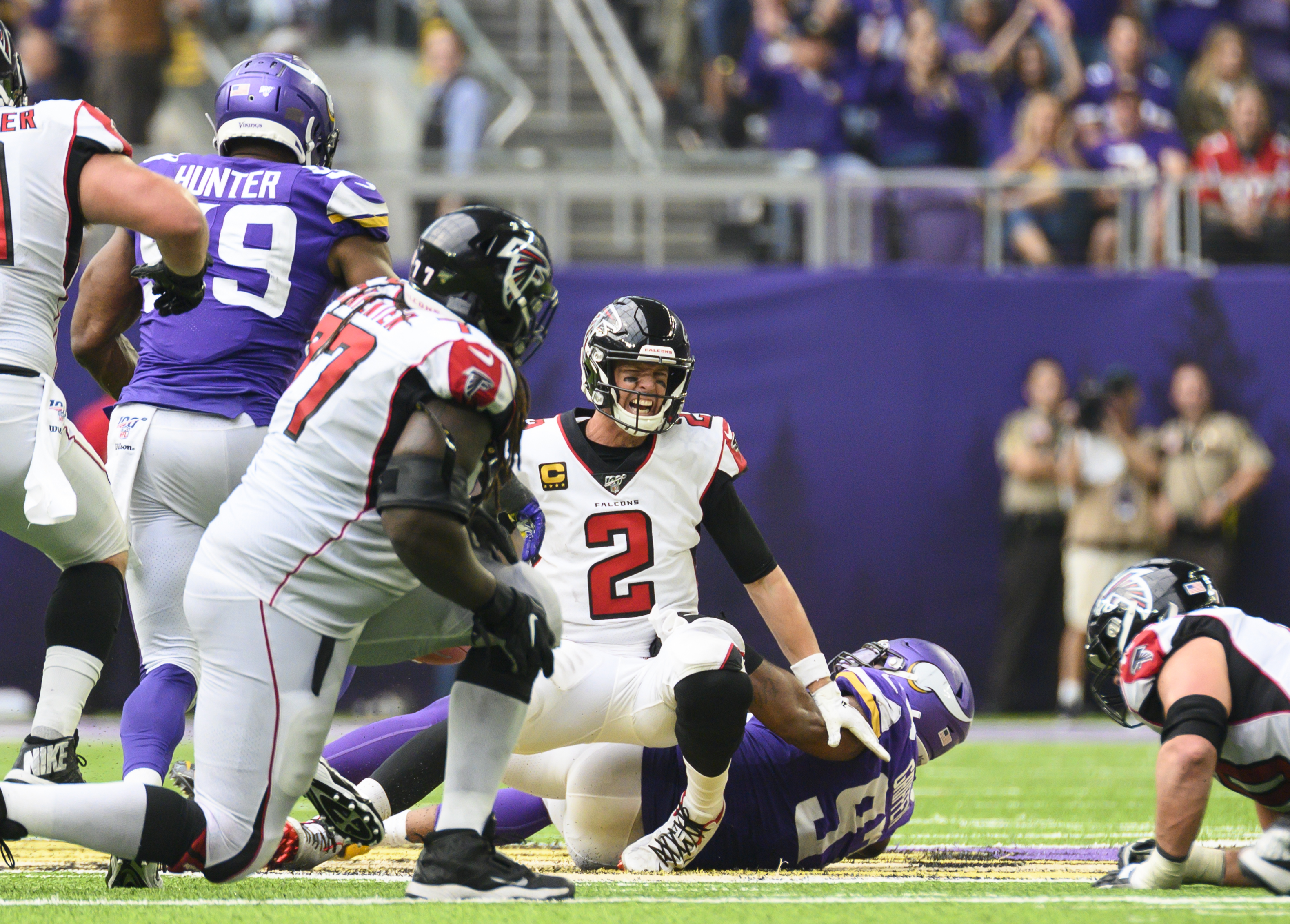 For openers, the Falcons unleash a stink bomb