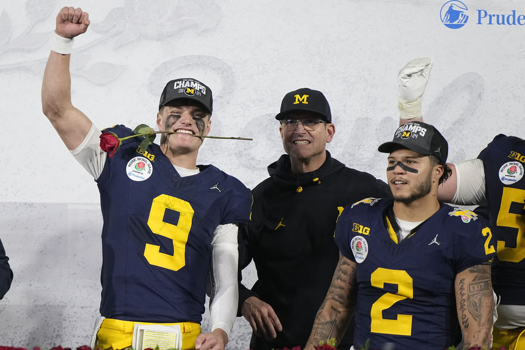 Michigan beats Alabama in overtime to reach national title game