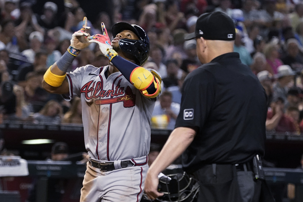 Ronald Acuña Jr. is healthy, playing at superstar level as Braves sweep  Cardinals - The Athletic