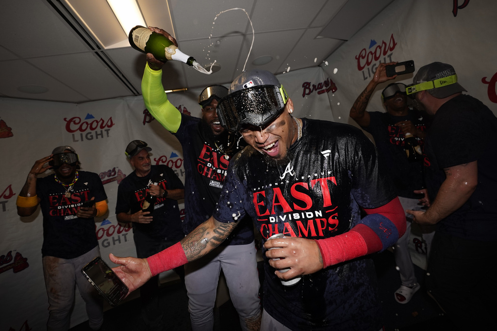 Atlanta Braves New Era 2022 NL East Division Champions Locker Room