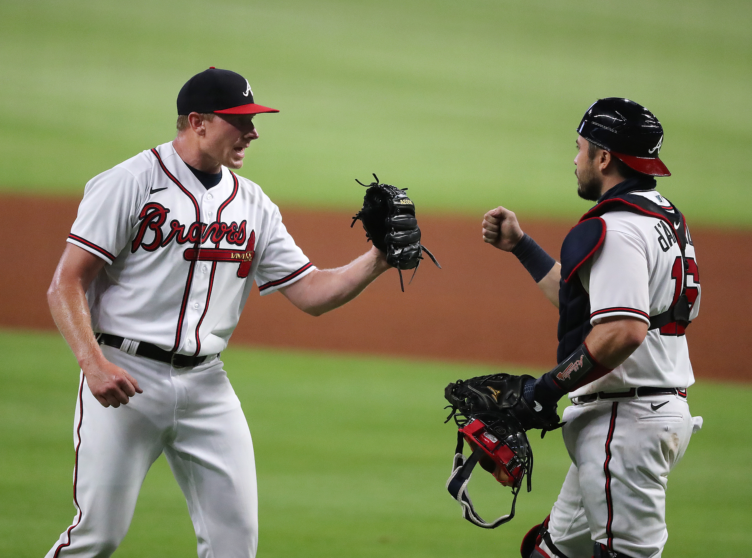 Further proof that Nick Markakis does actually smile. : r/Braves