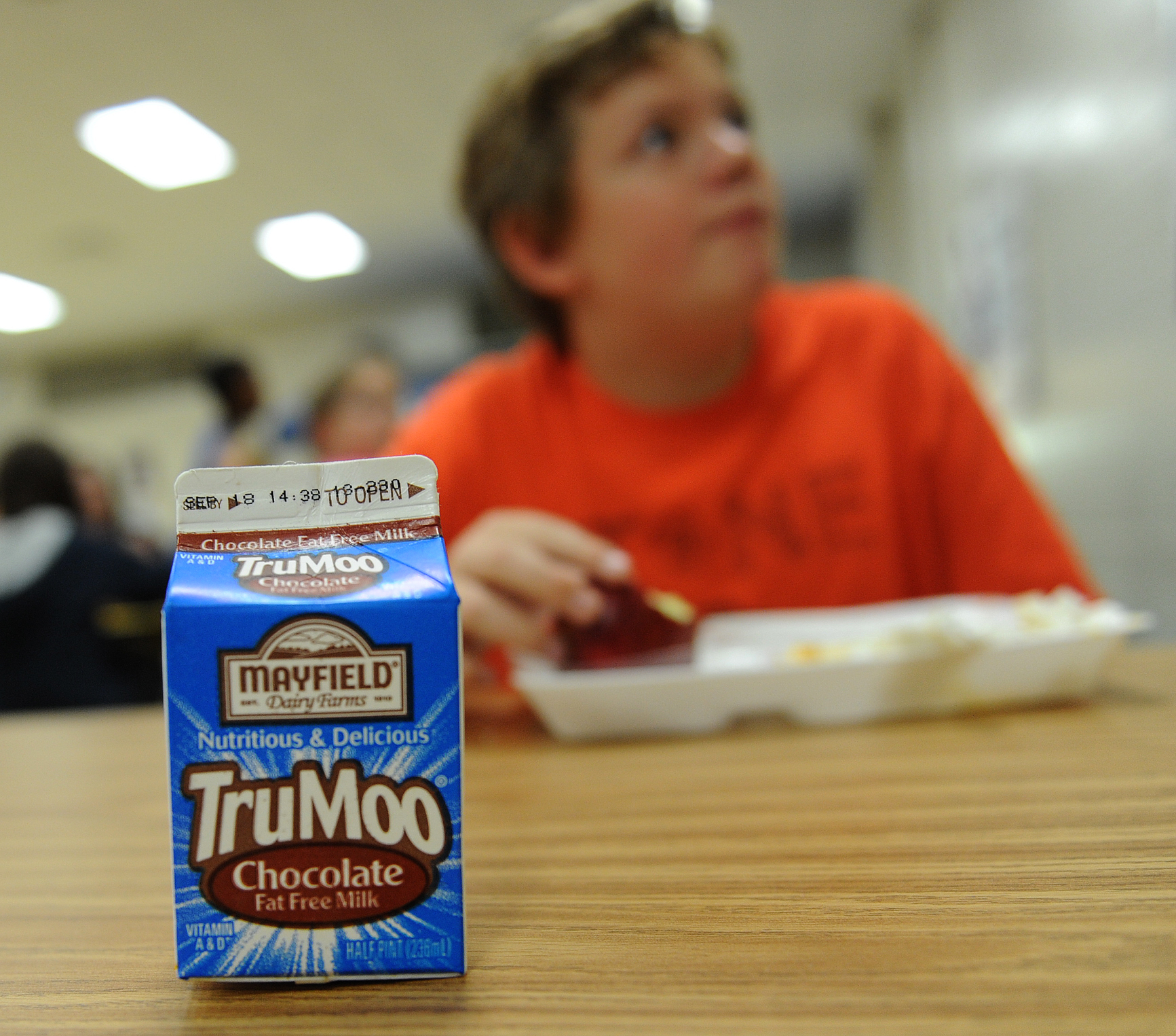 School Chocolate Milk Carton