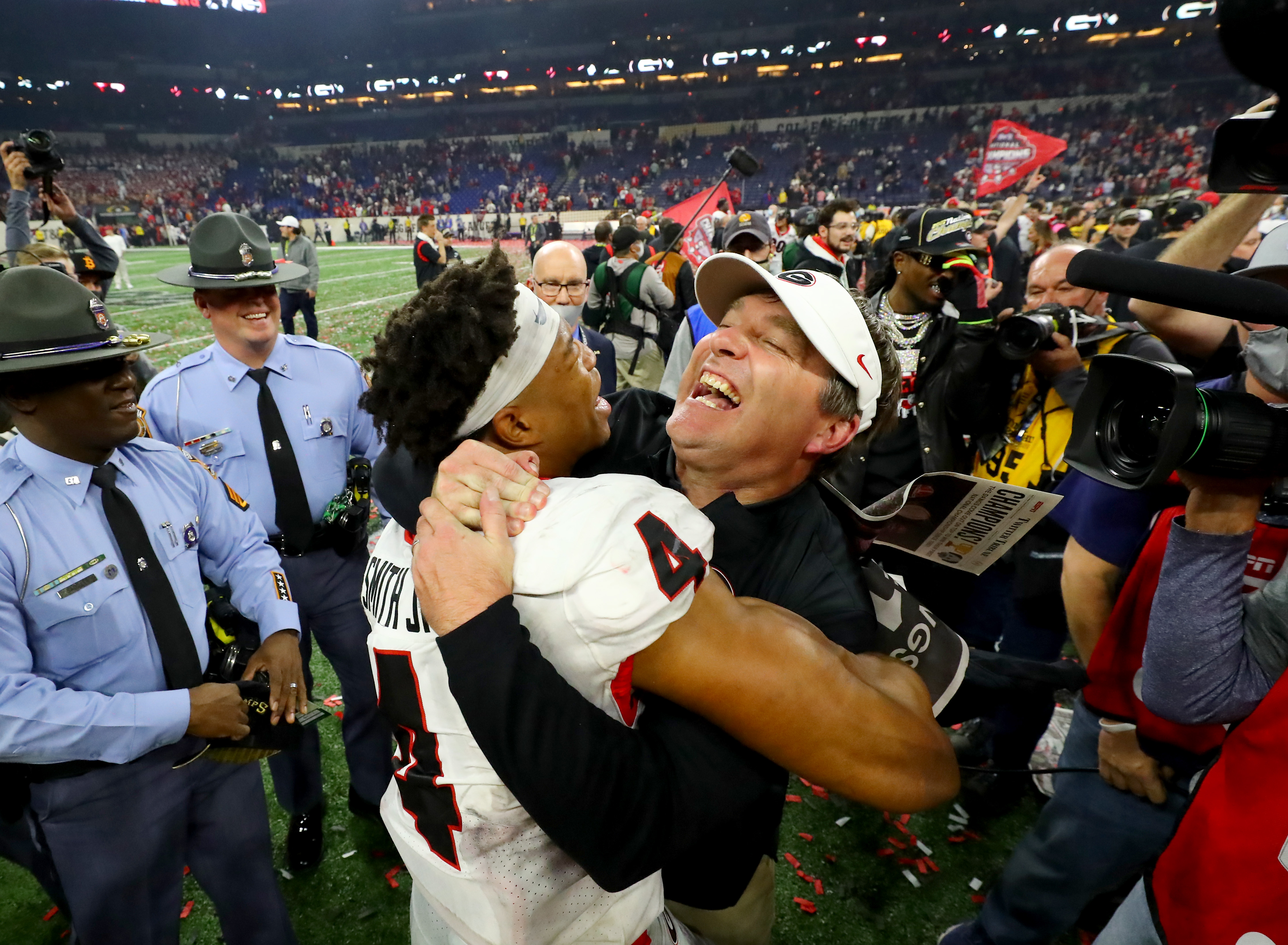 Georgia's Nolan Smith sizzles at NFL combine increasing his draft stock