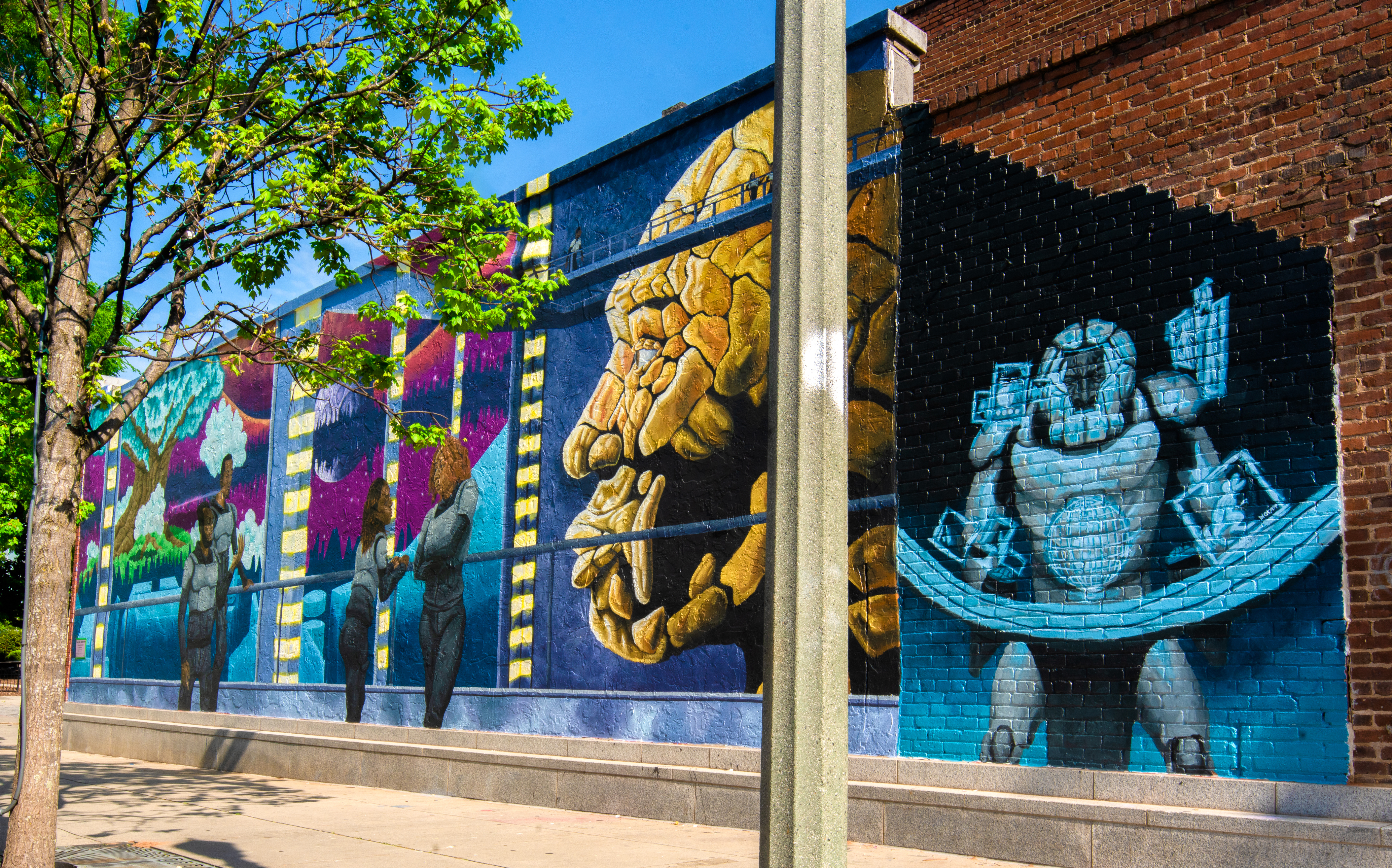 Adult Swim Mural Project Living Walls unveil three new murals