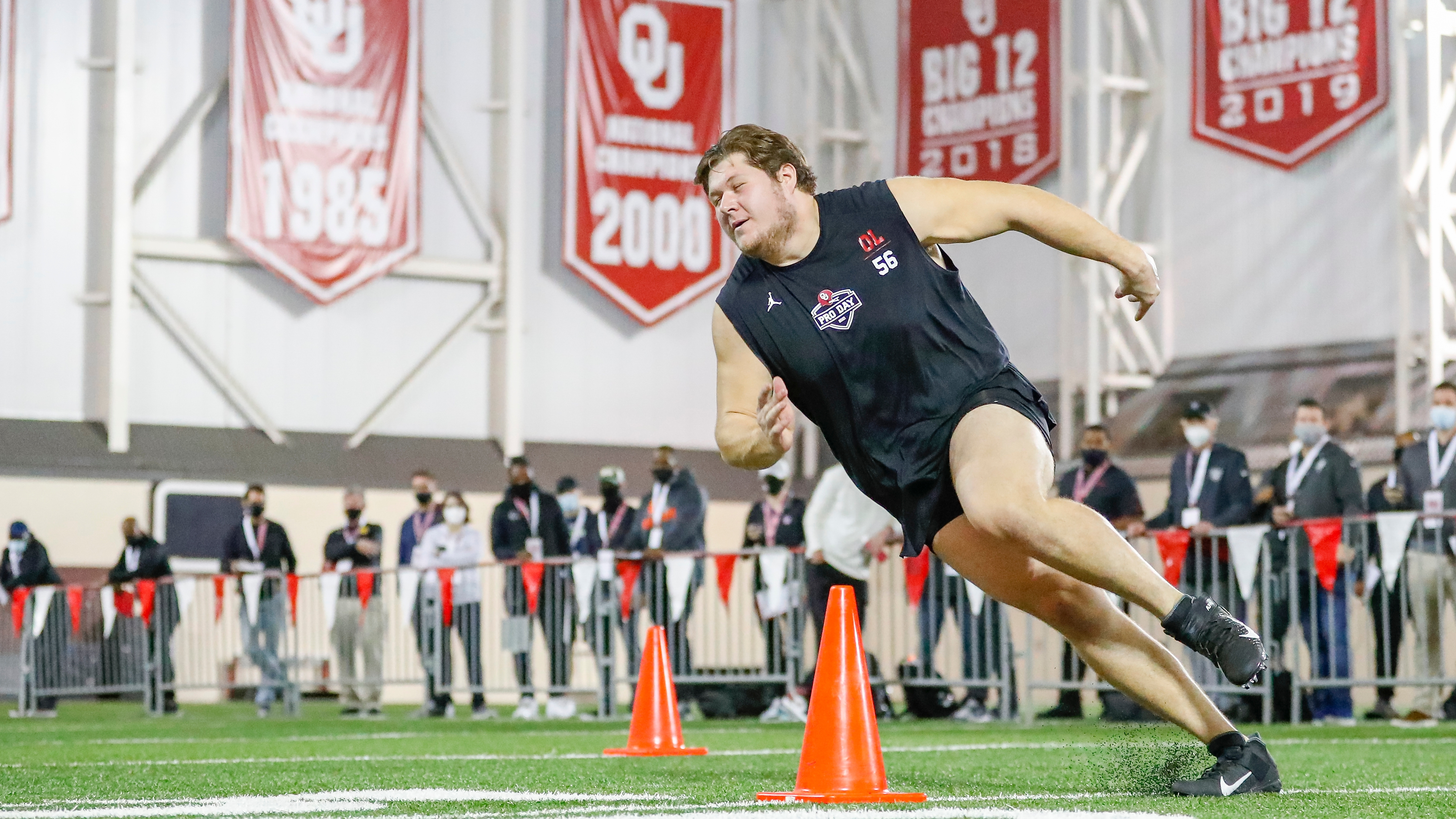 Creed Humphrey's pro day performance was 'like watching Frankenstein