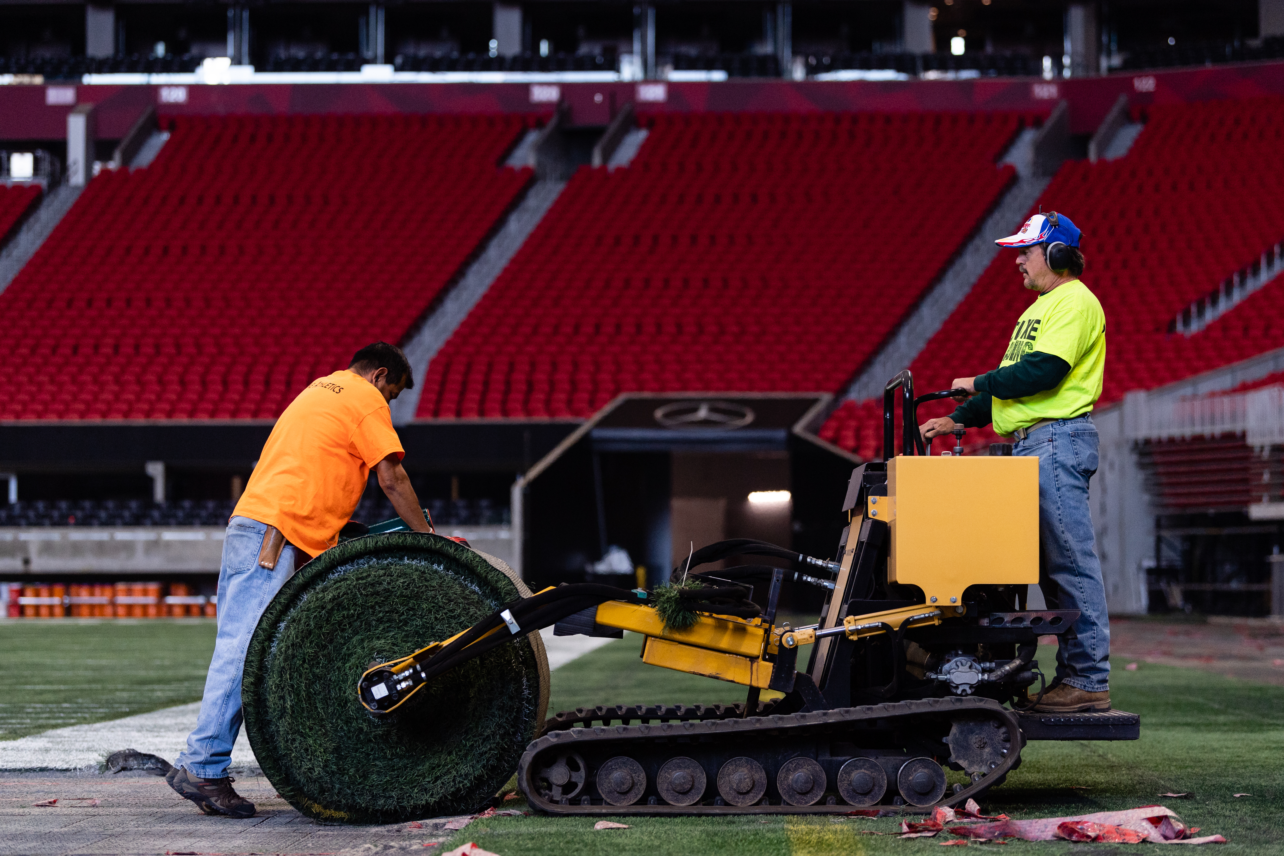 Mercedes-Benz Stadium mulling ways to switch turf with grass ahead of 2026  World Cup