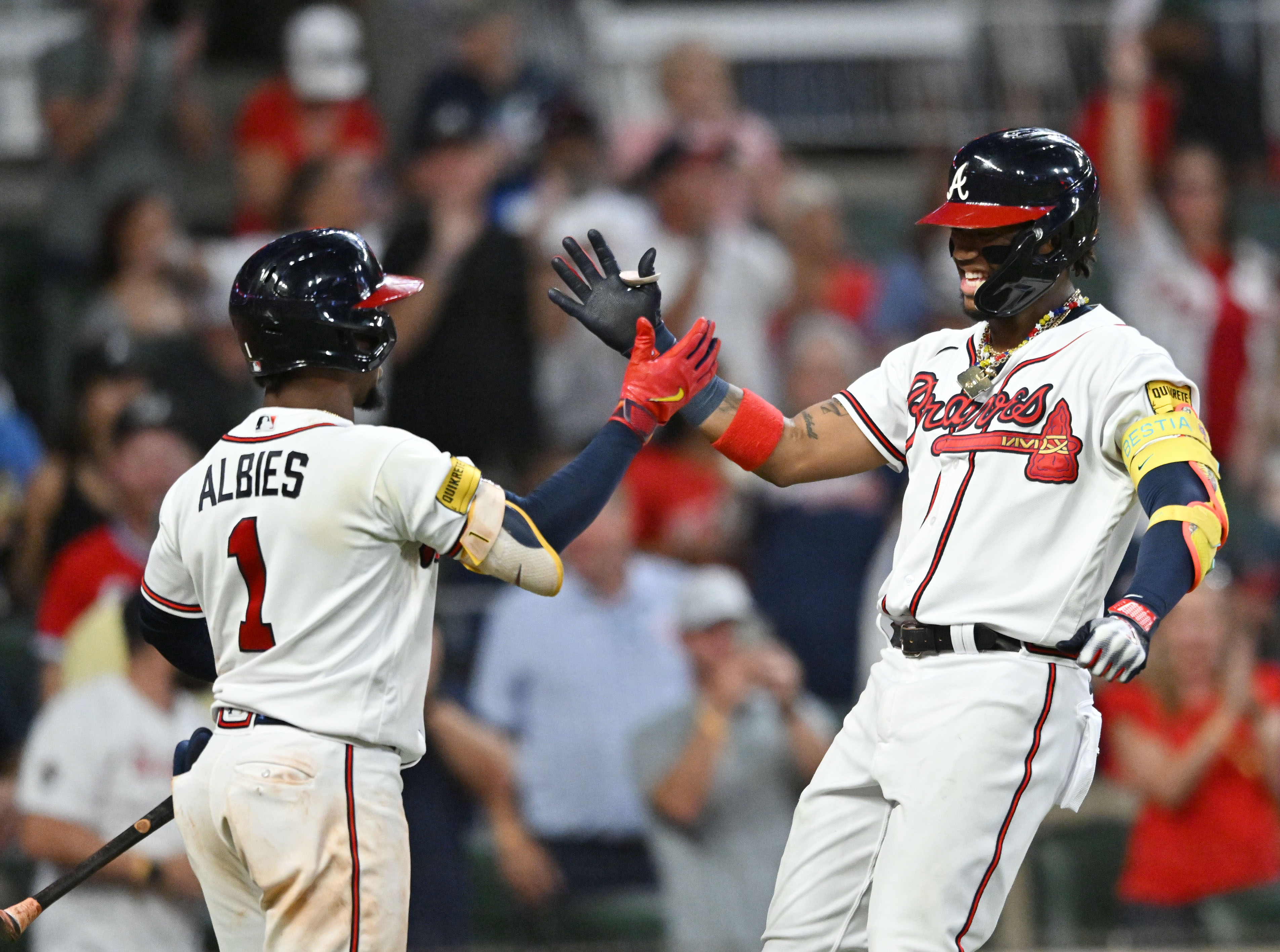 Acuna, Albies homer as Braves win 7-4, drop Reds to 5-20