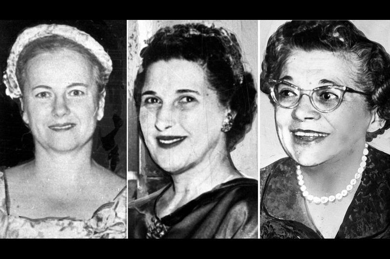The victims were (from left) Frances Murphy, Mildred Lindquist and Lillian Oetting. The killings happened in 1960 in Starved Rock State Park near Utica, Illinois.