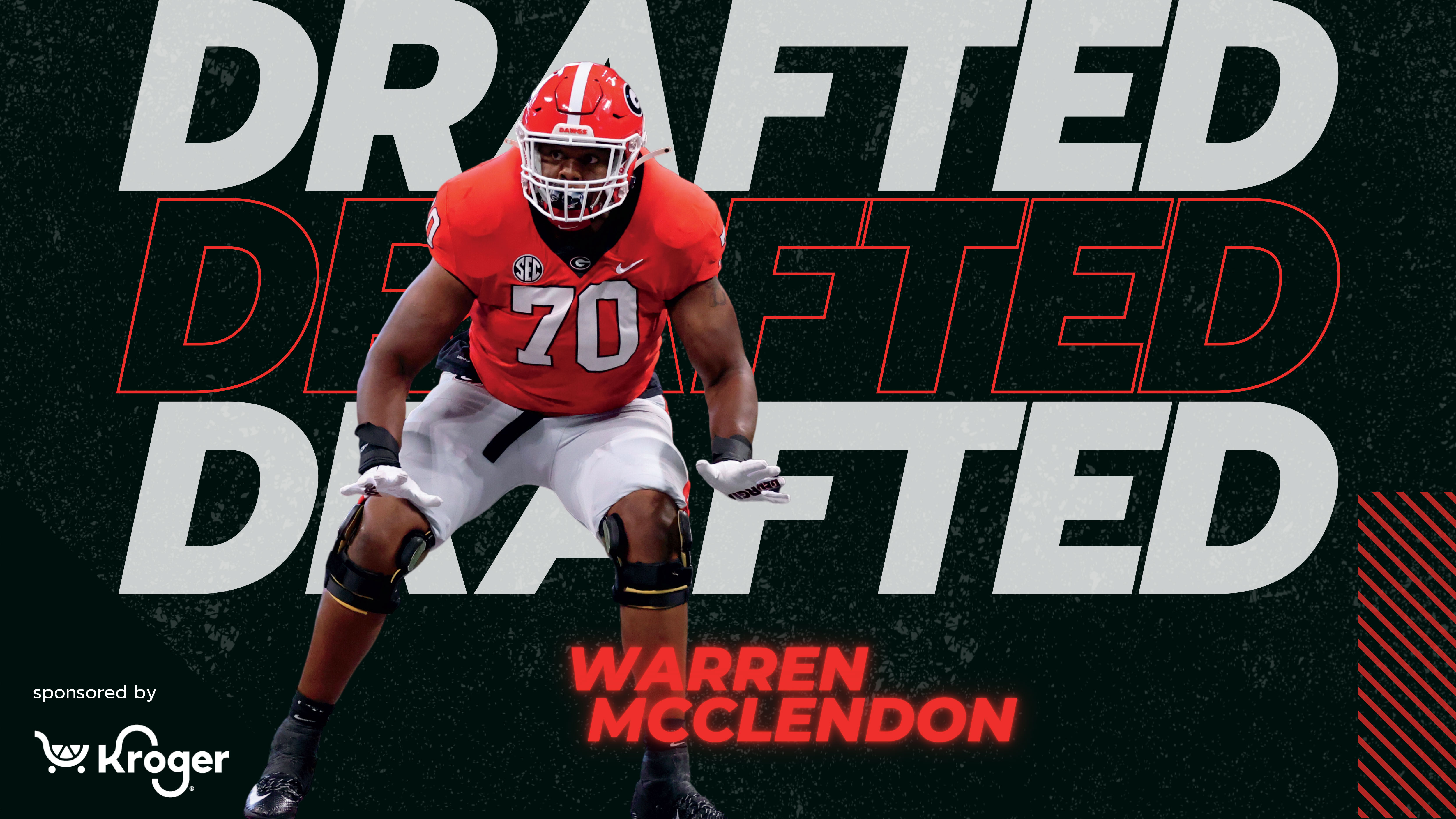 Rams pick Georgia football's Warren McClendon in 2023 NFL Draft