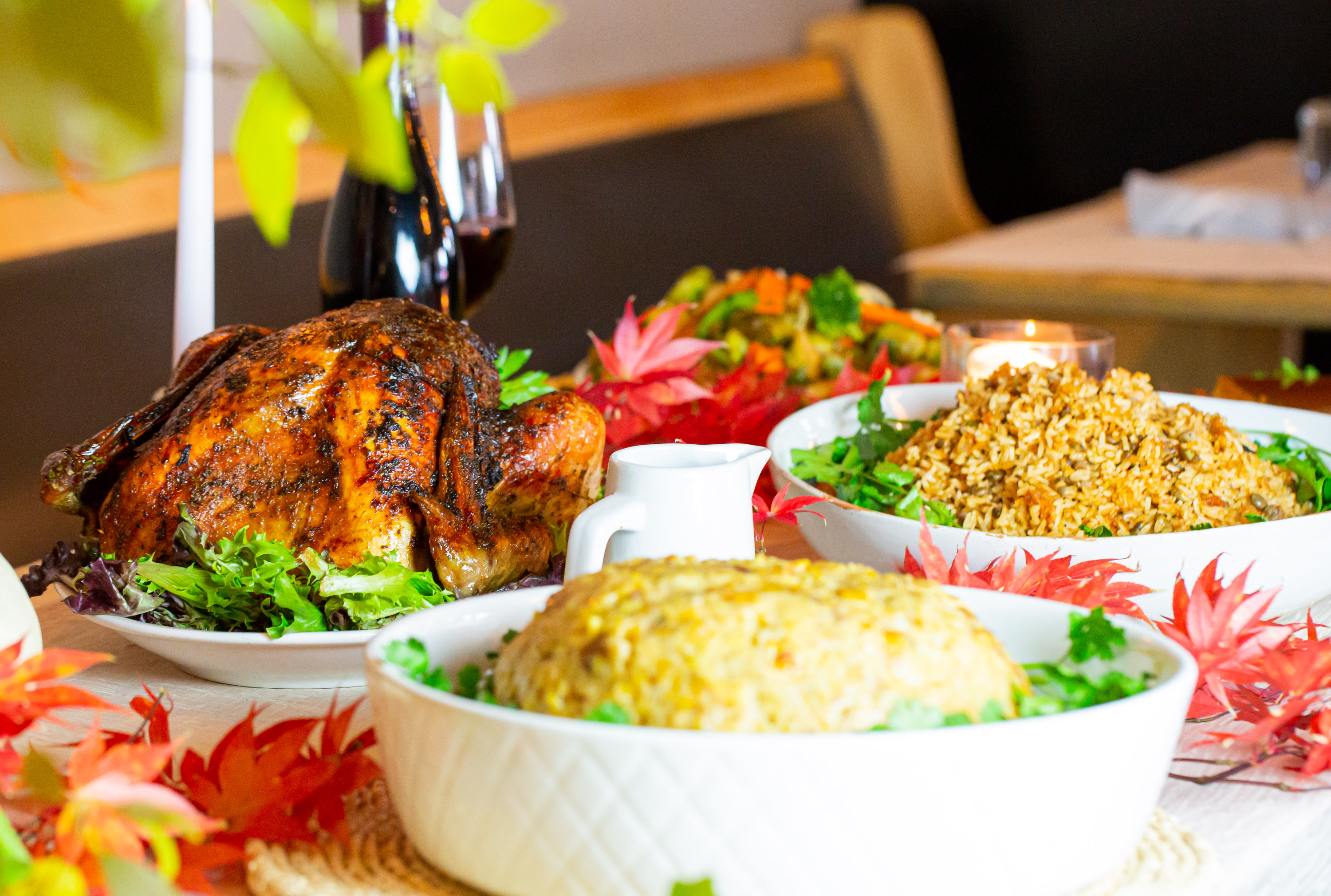 Special Thanksgiving at Jimmy'Z Kitchen in Marietta. (Ryan Fleisher for The Atlanta Journal-Constitution)