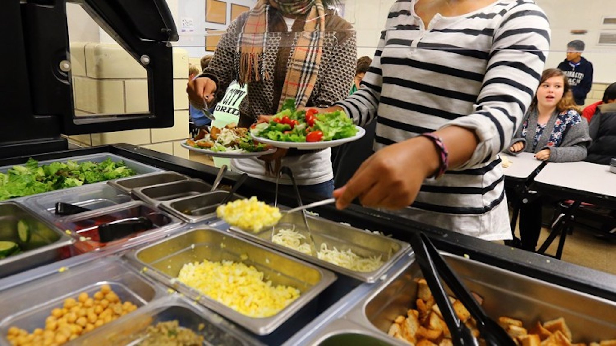 school cafeteria food