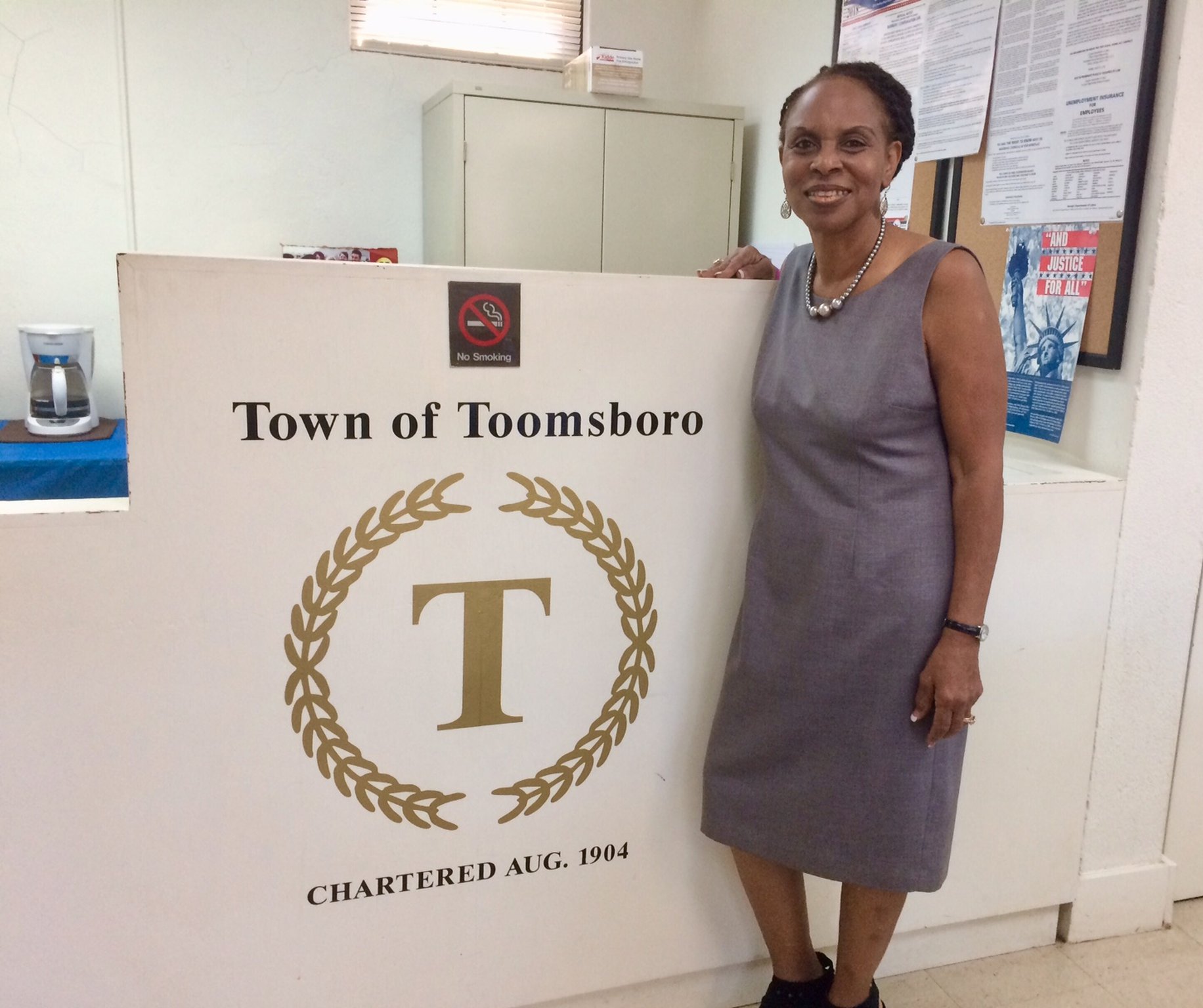 Toomsboro Mayor Joyce Denson hopes to change the town’s luck.