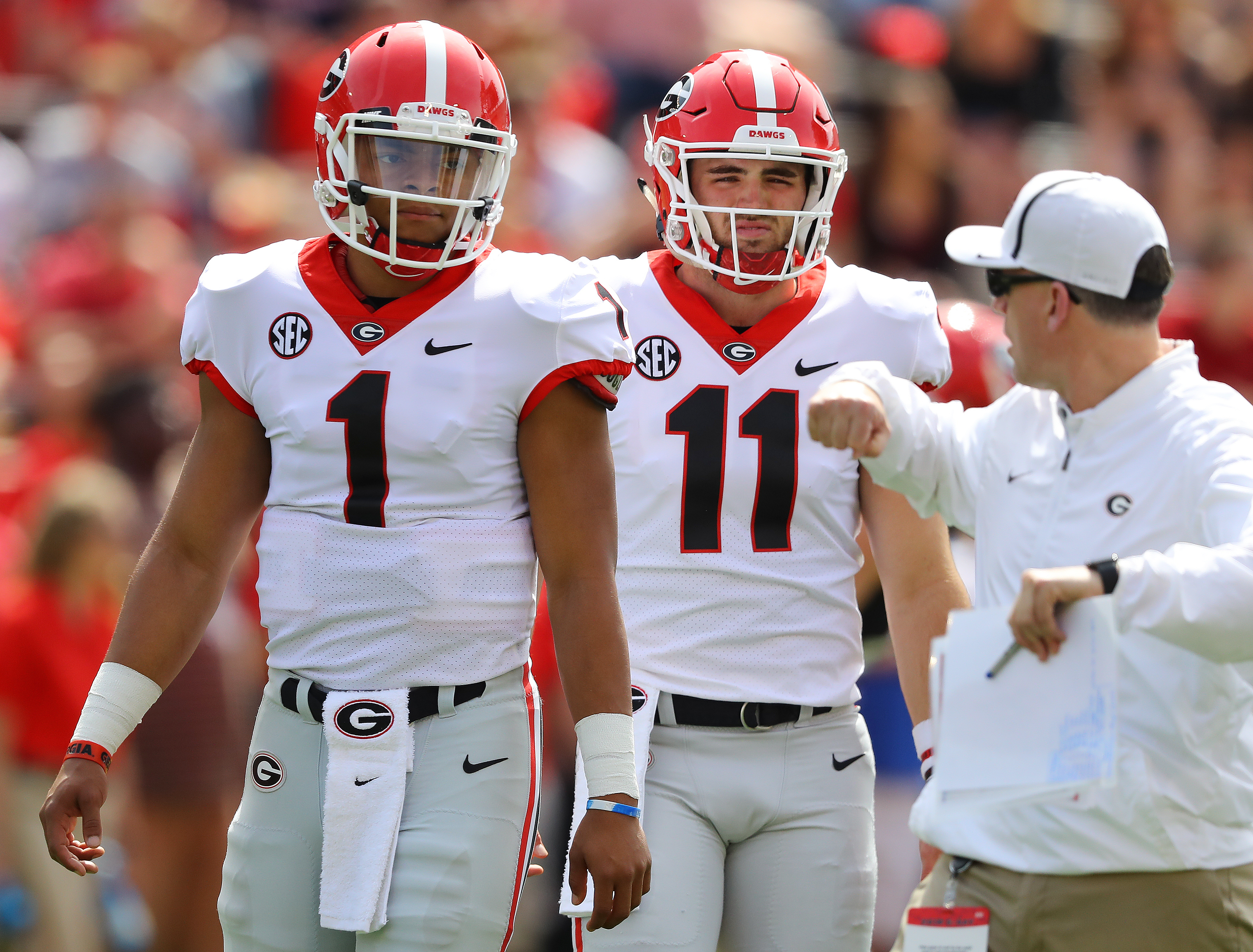 First impressions of UGA QB Justin Fields: 'Cannon' for an arm, 'very  humble'