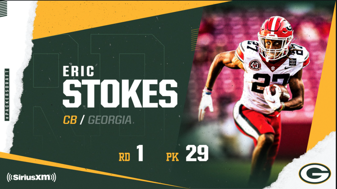 2021 NFL Draft: Packers select Georgia CB Eric Stokes in first round, No.  29 overall