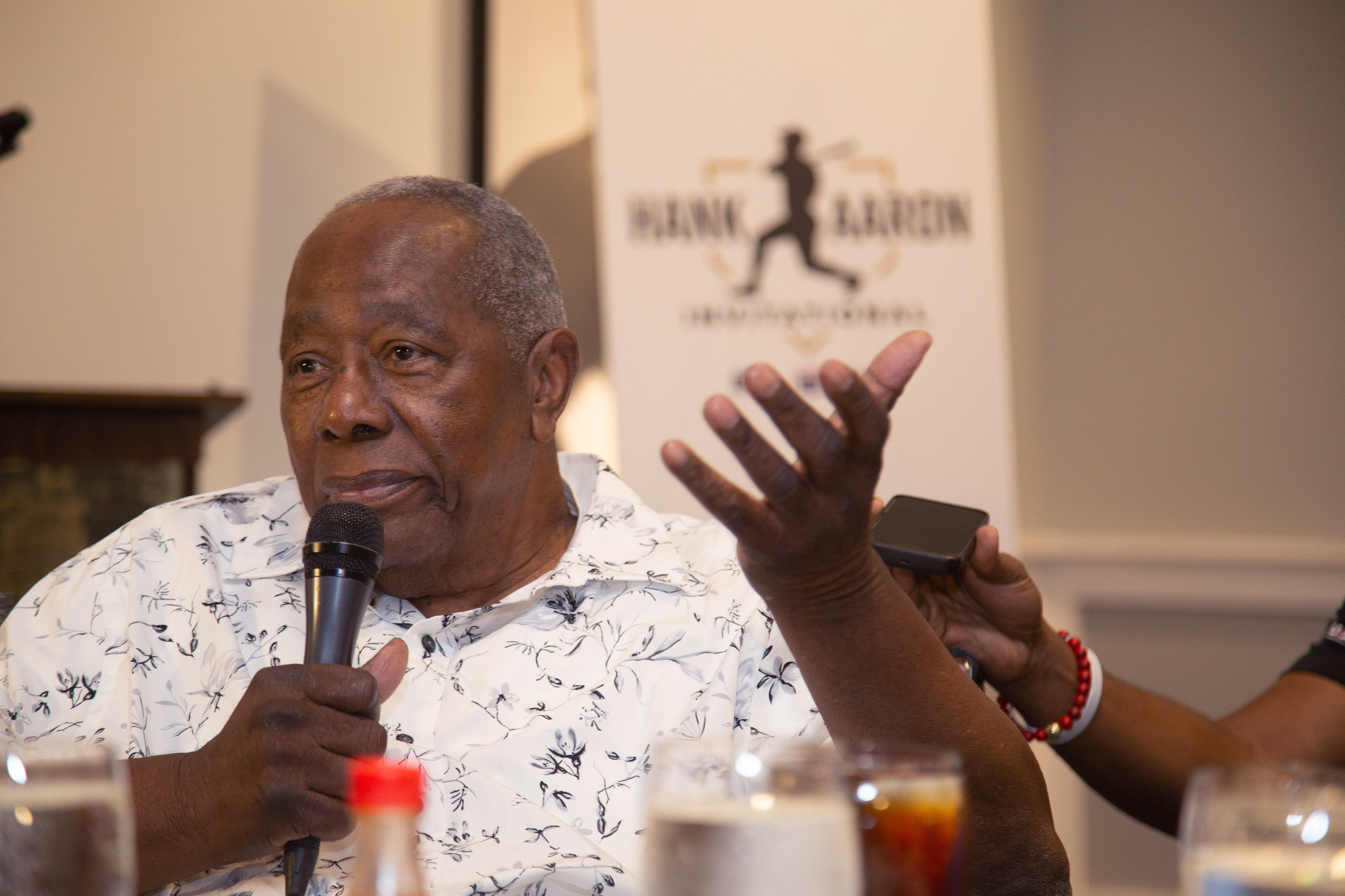 Andrew Young inspires players at Hank Aaron Invitational