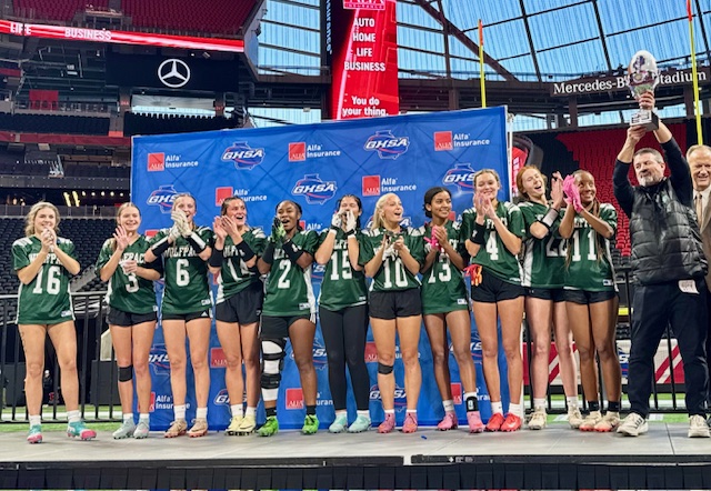 Sophomore QB Addisen Odom leads Greenbrier to flag football 3-peat