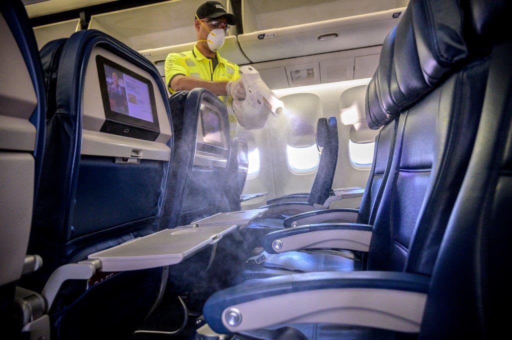 How to Sanitize & Disinfect Airplane Seats, Hotel Rooms [& More]