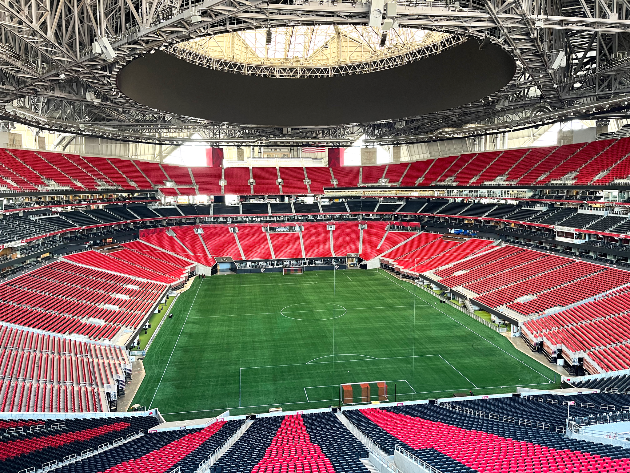 Mercedes-Benz Stadium's artificial turf will be replaced