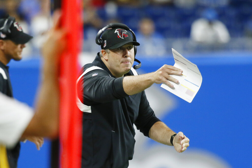 Who's having fun at Falcons training camp? Arthur Smith