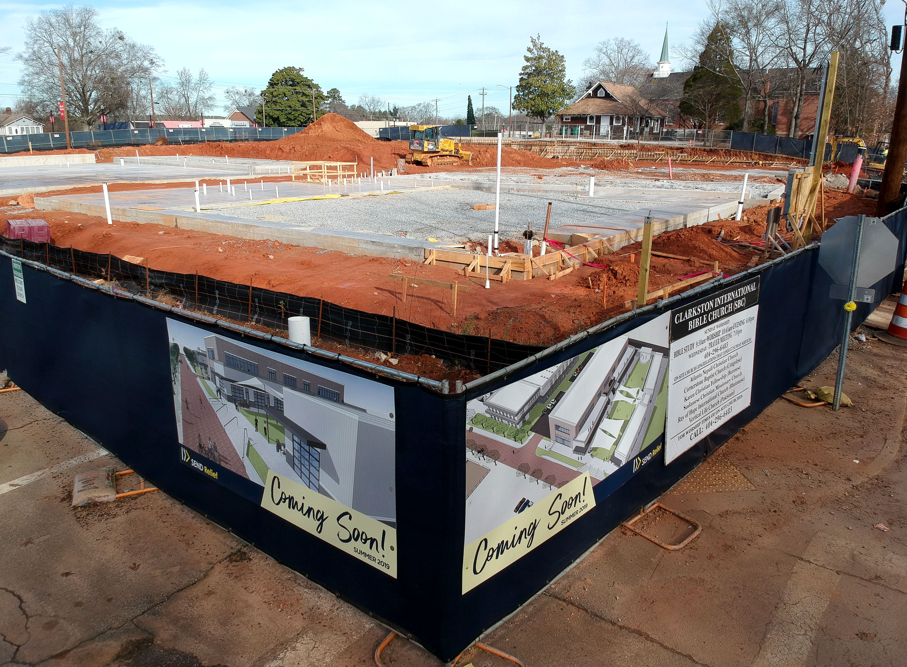 Construction continues on NAMB's multimillion-dollar complex and ministry center. STEVE SCHAEFER / SPECIAL TO THE AJC