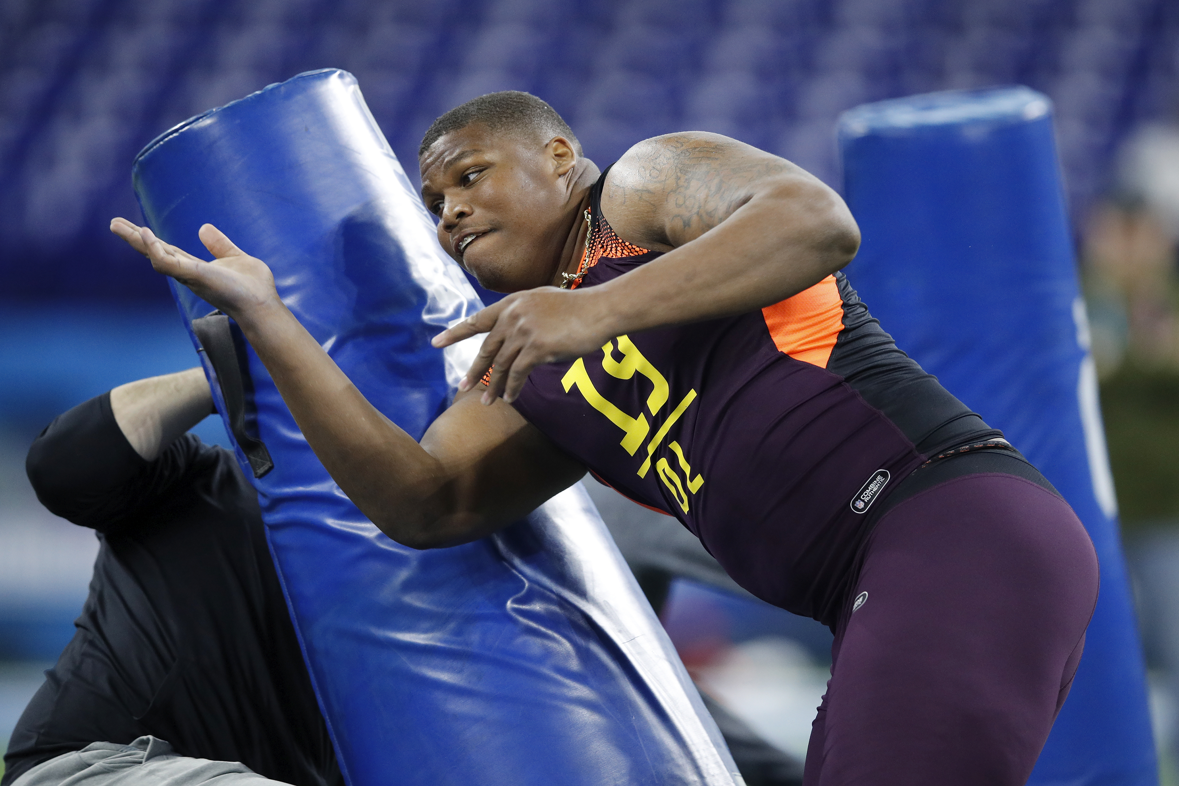 Quinnen Williams a confident bystander at Alabama Pro Day