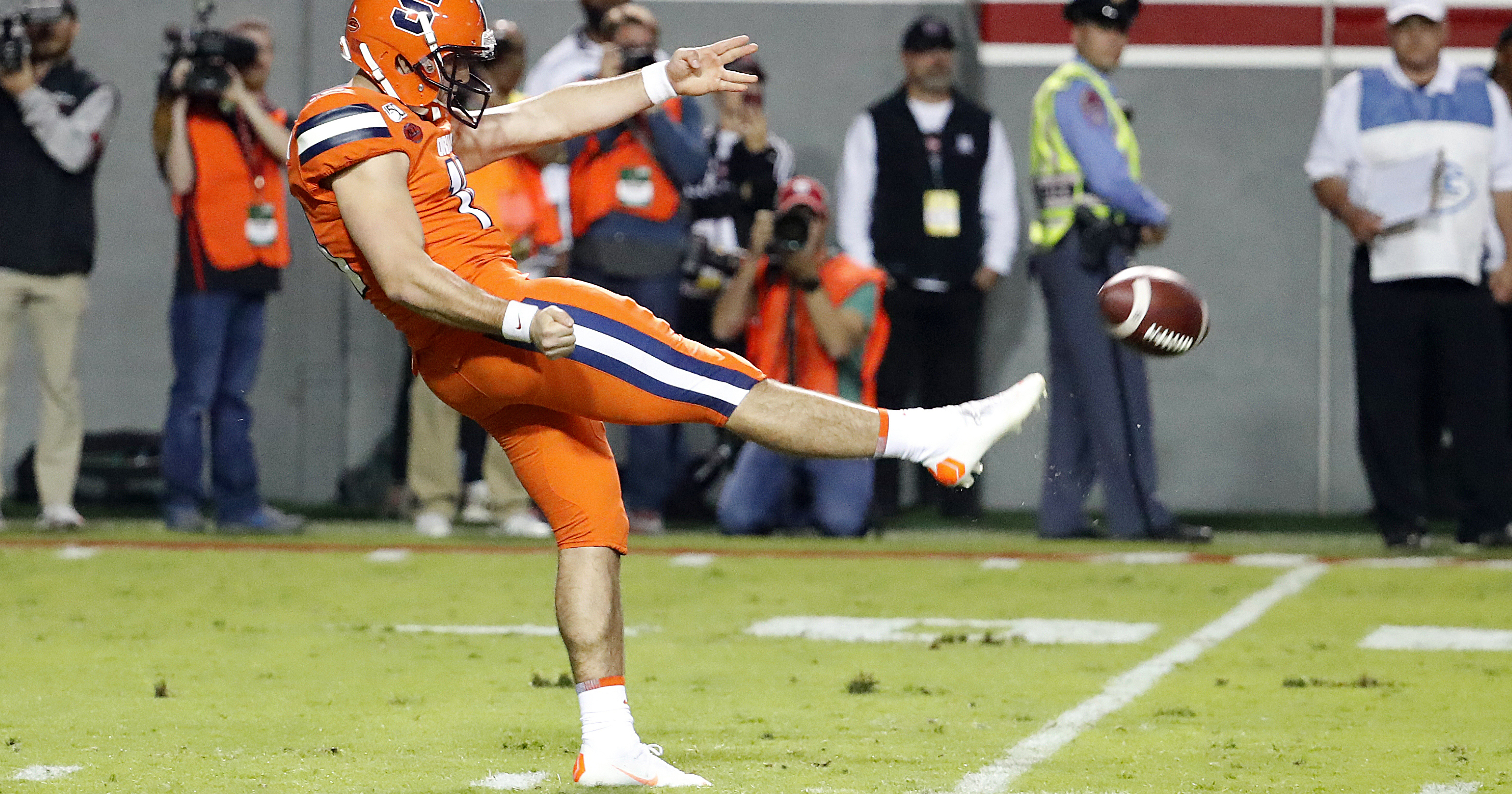 Punter Sterling Hofrichter selected by Atlanta Falcons in 7th round