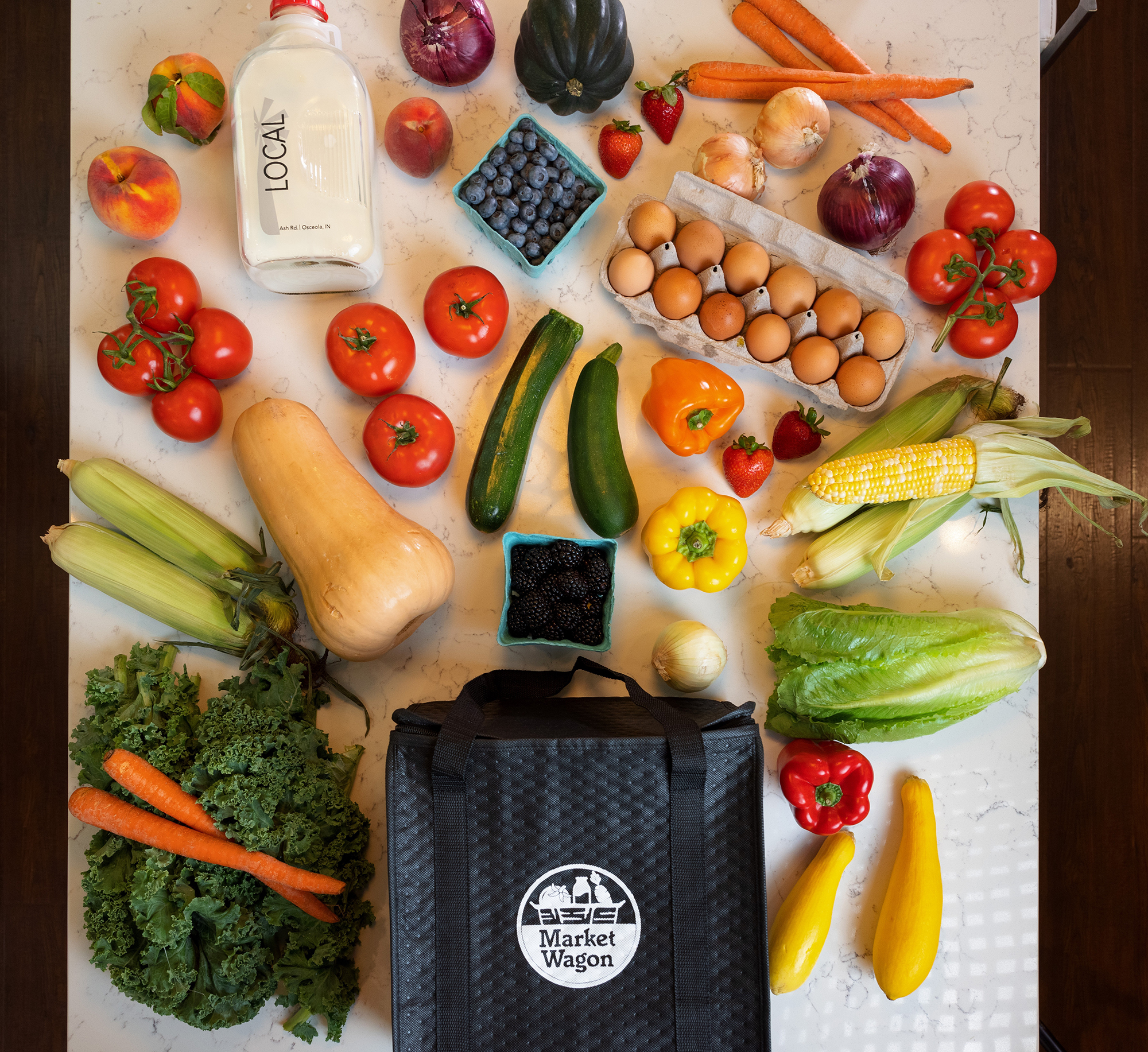 Market Wagon is an online market for a la carte ordering of meats and vegetables from 39 local vendors, with delivery to your doorstep. (Courtesy of Johnny McClung / Market Wagon)
