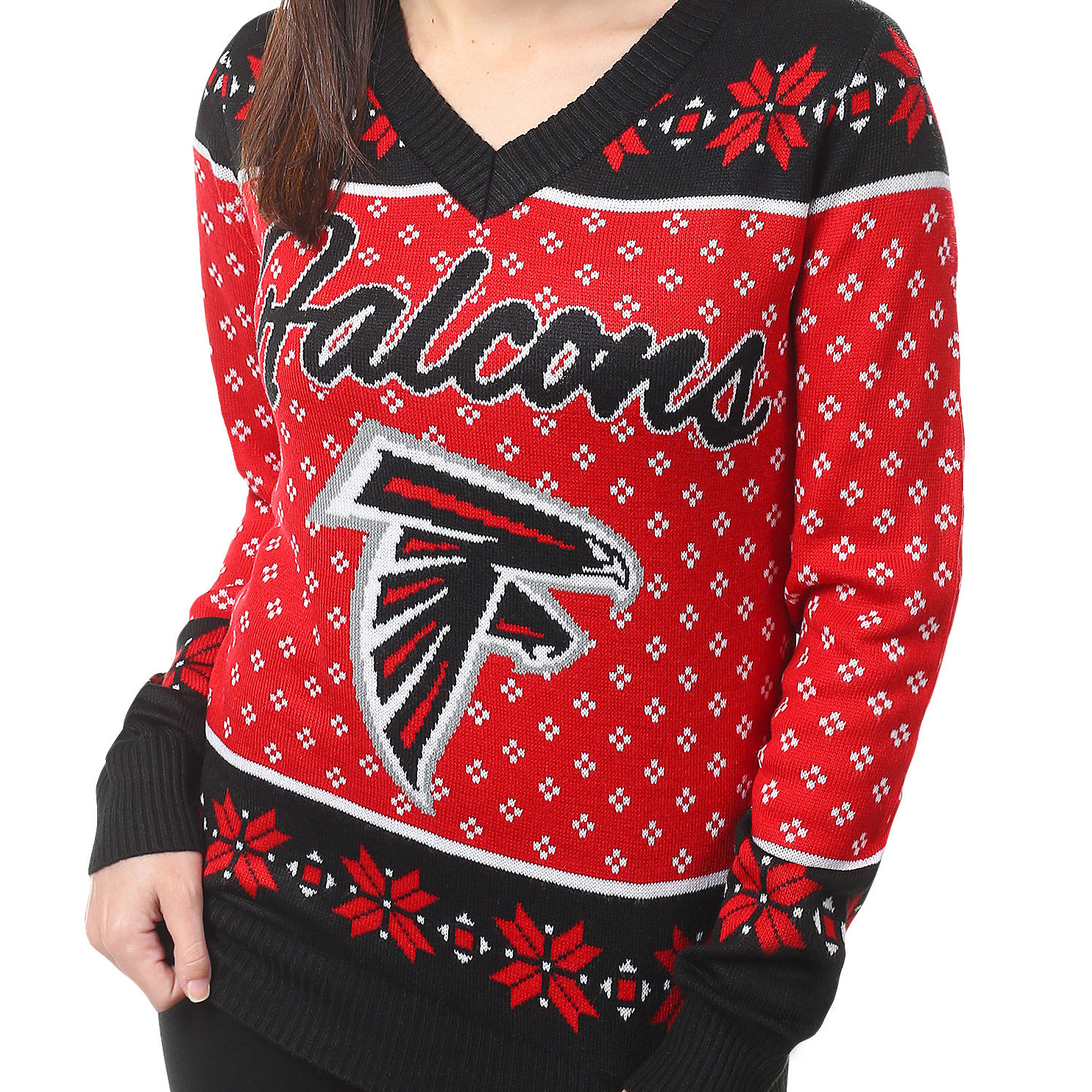 Atlanta Hawks ugly sweater for Christmas' Women's T-Shirt