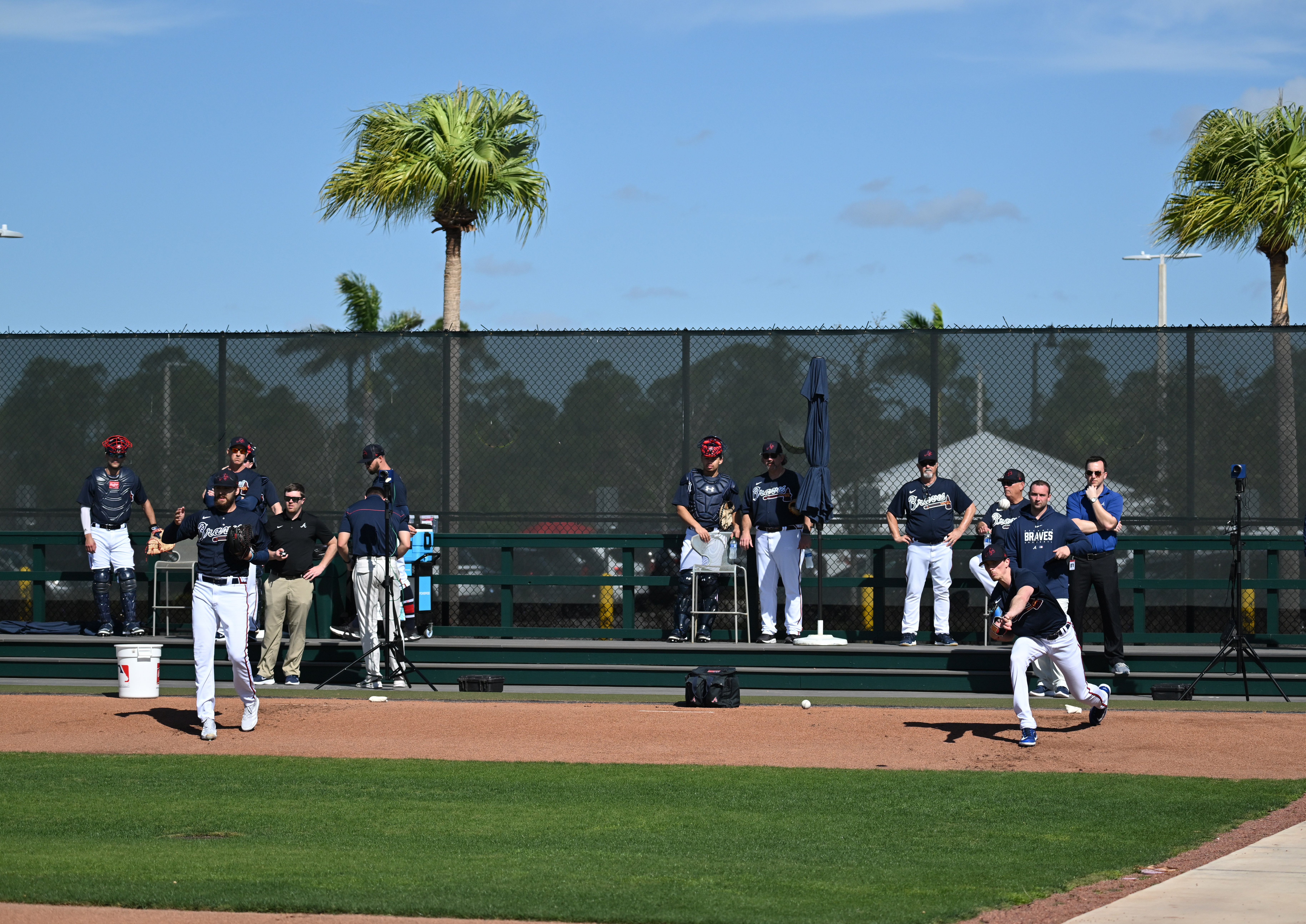 Max Fried, Spencer Strider, Kirby Yates throw BP. Here's how it went