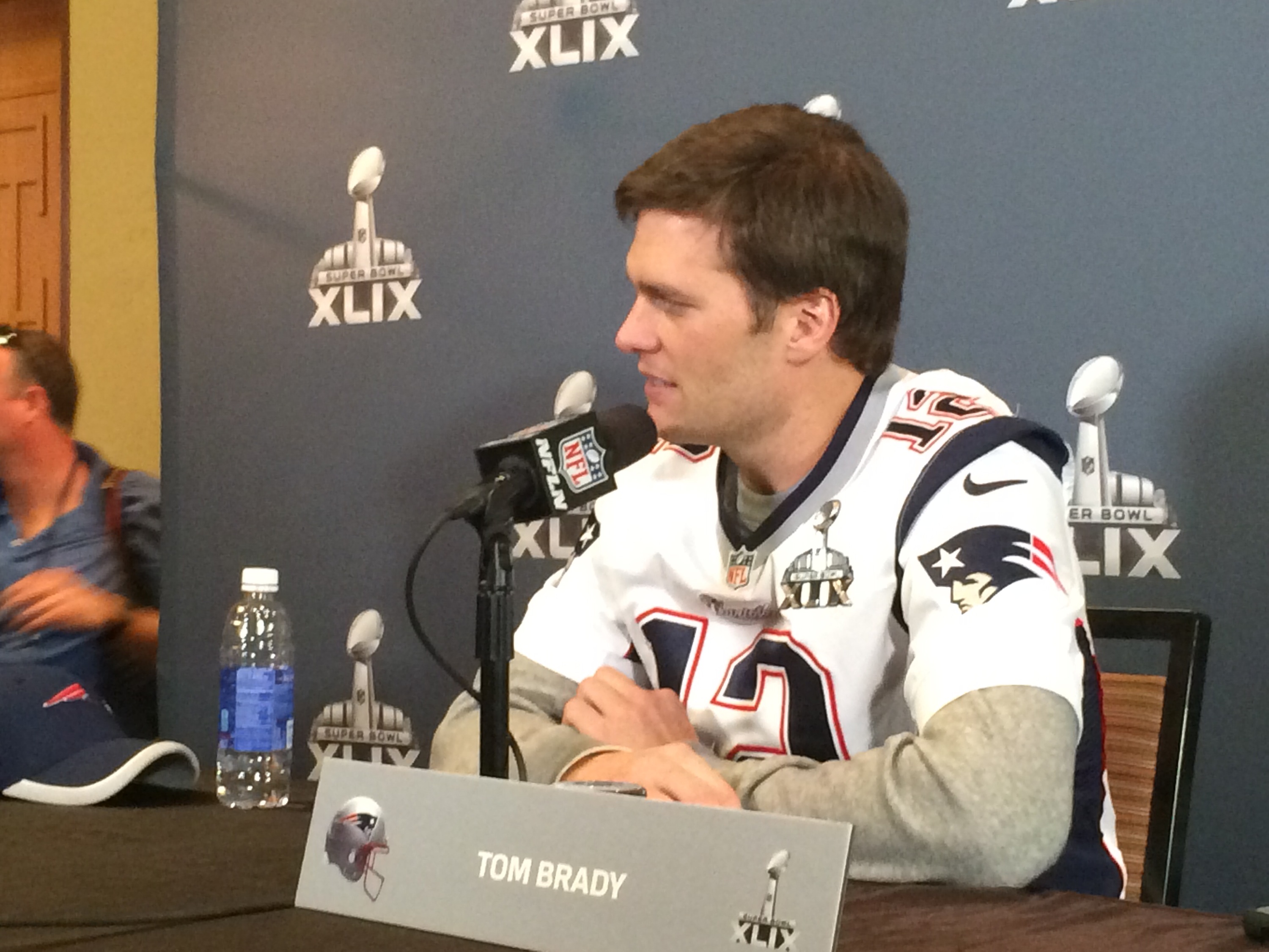 tom brady Water Bottle