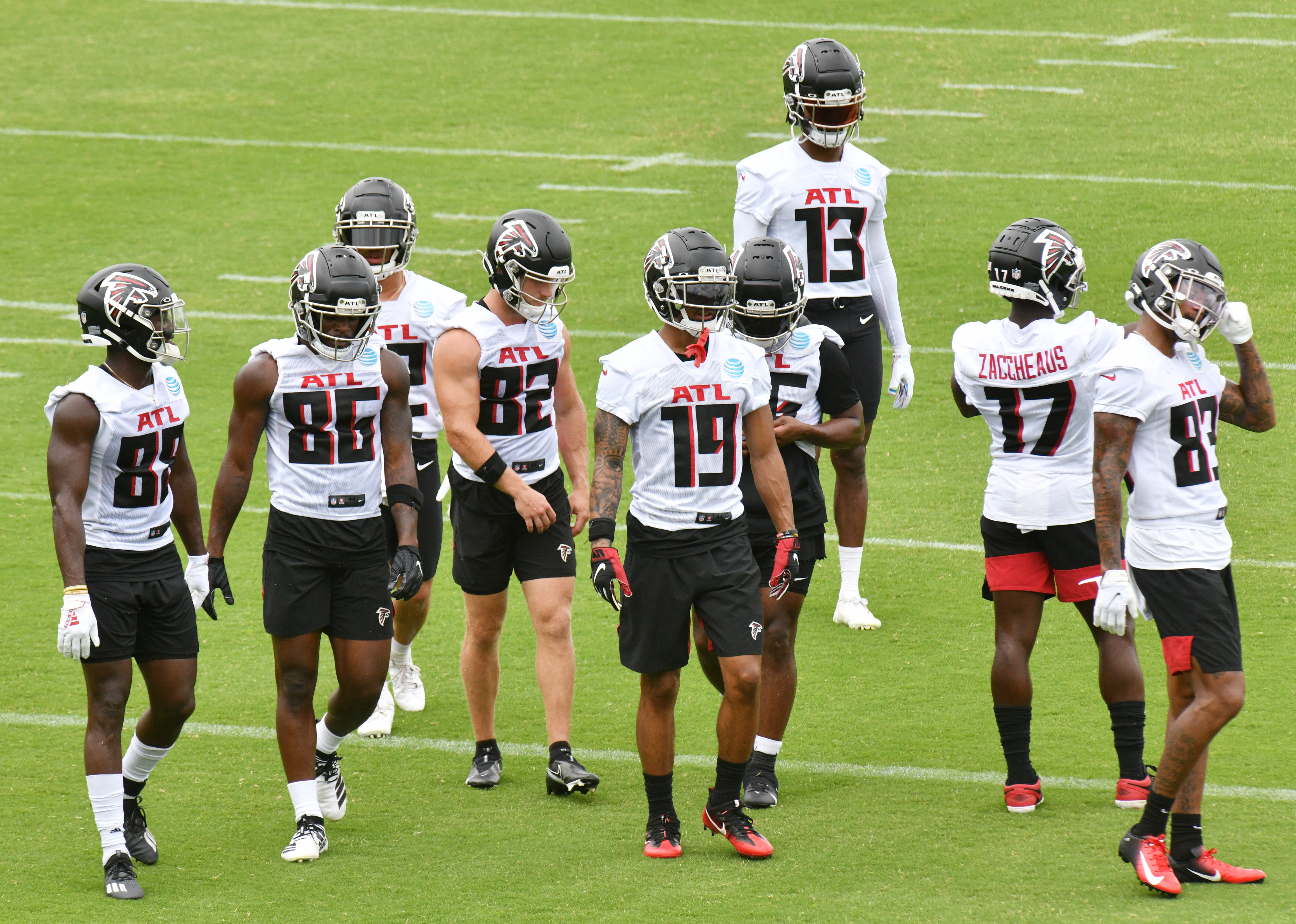 Former Falcons QB Matt Ryan brings twin sons along for training camp visit