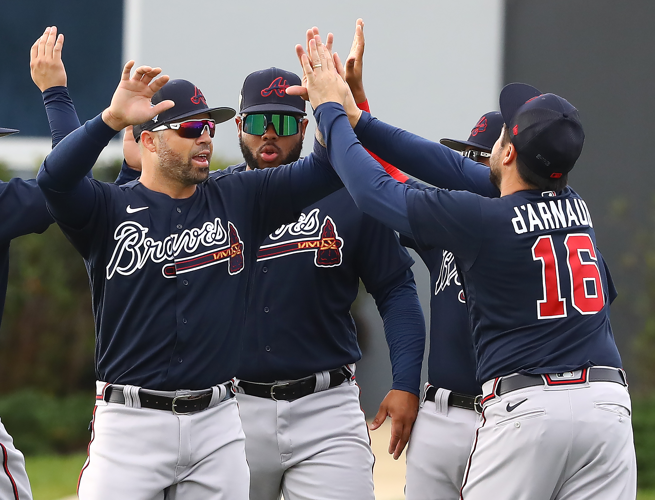 Photos: Matt Olson, Braves at spring training Wednesday