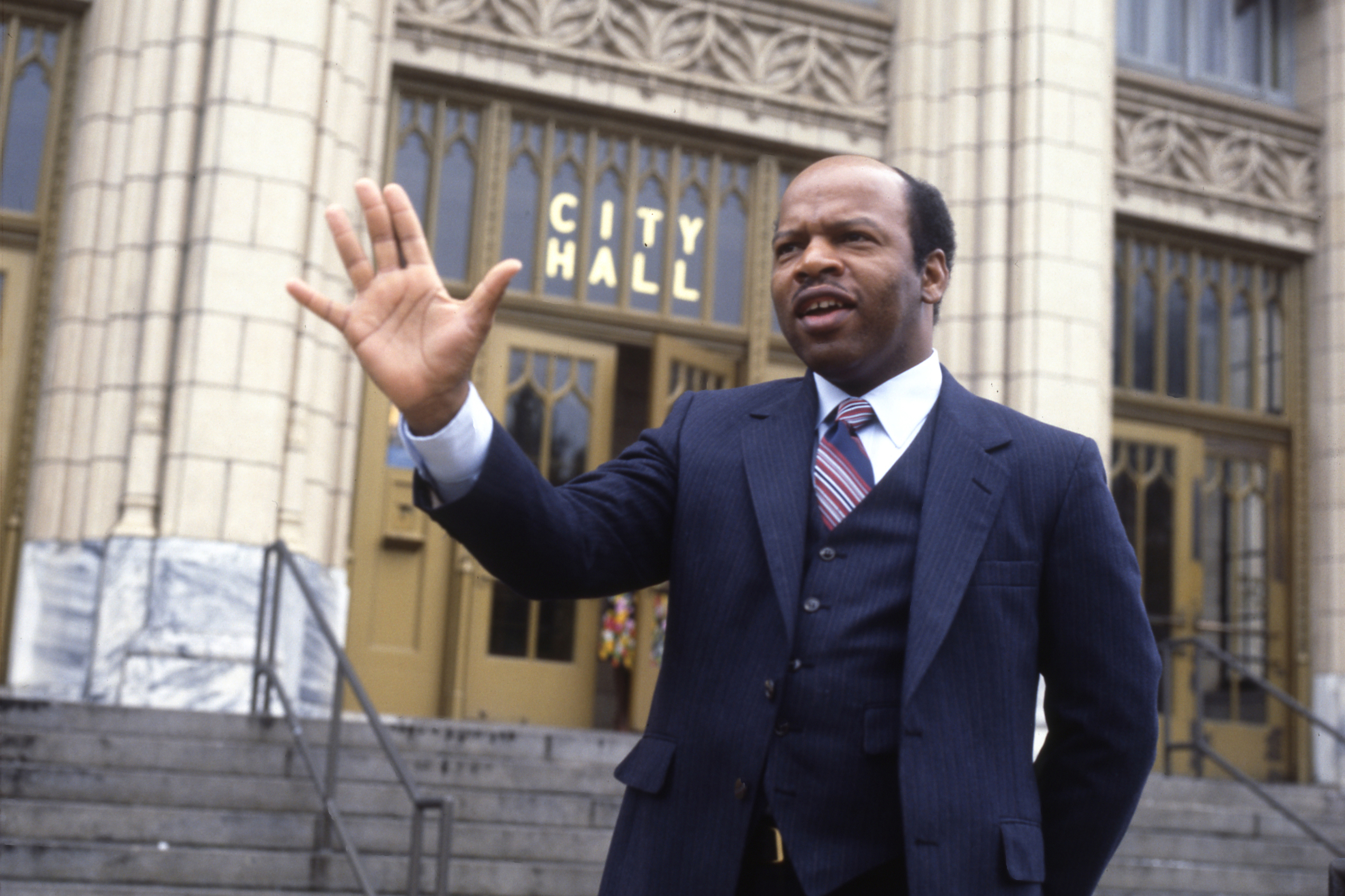 John Lewis won an at-large seat on the Atlanta City Council in 1981 and served until 1986. He's seen here outside City Hall in 1982. (Floyd Edwin Jillson / AJC file)