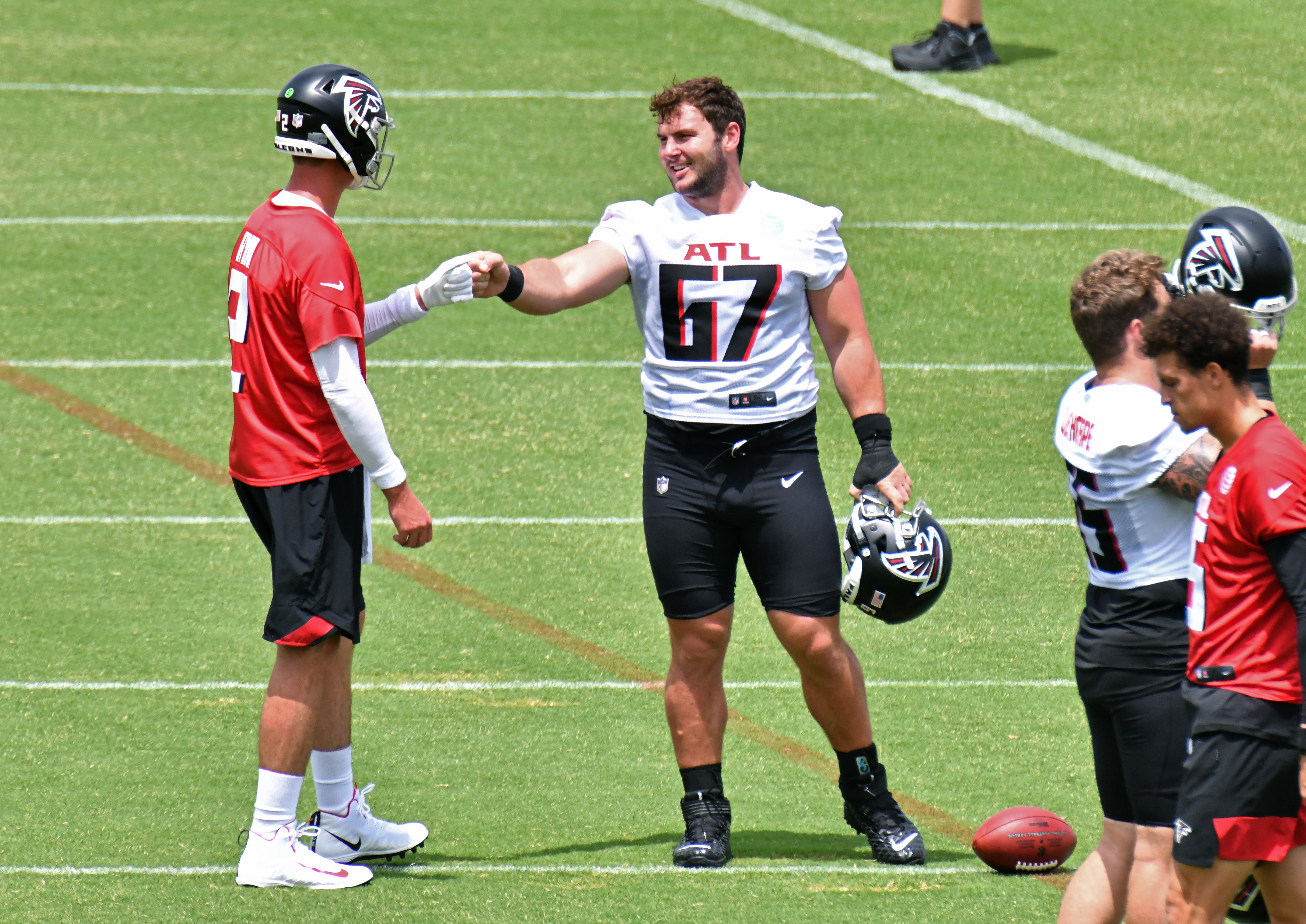 Center Dalman set to start in Falcons opener against Saints