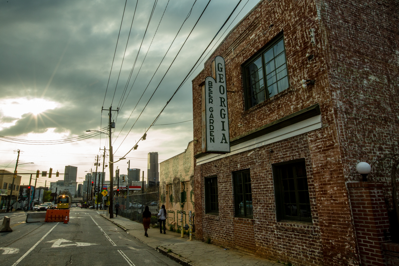 Edgewood Avenue is one popular nightlife destination in Atlanta. (Jenni Girtman for The Atlanta Journal-Constitution)