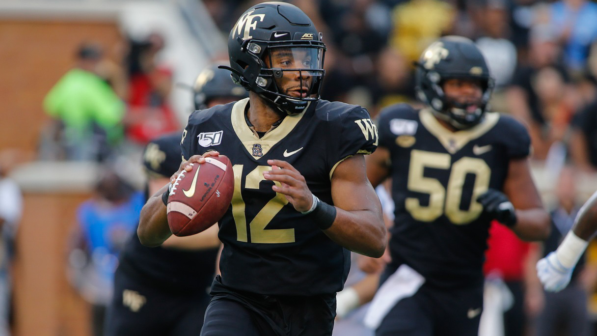 Wake Forest QB Jamie Newman transferring to Georgia for final year