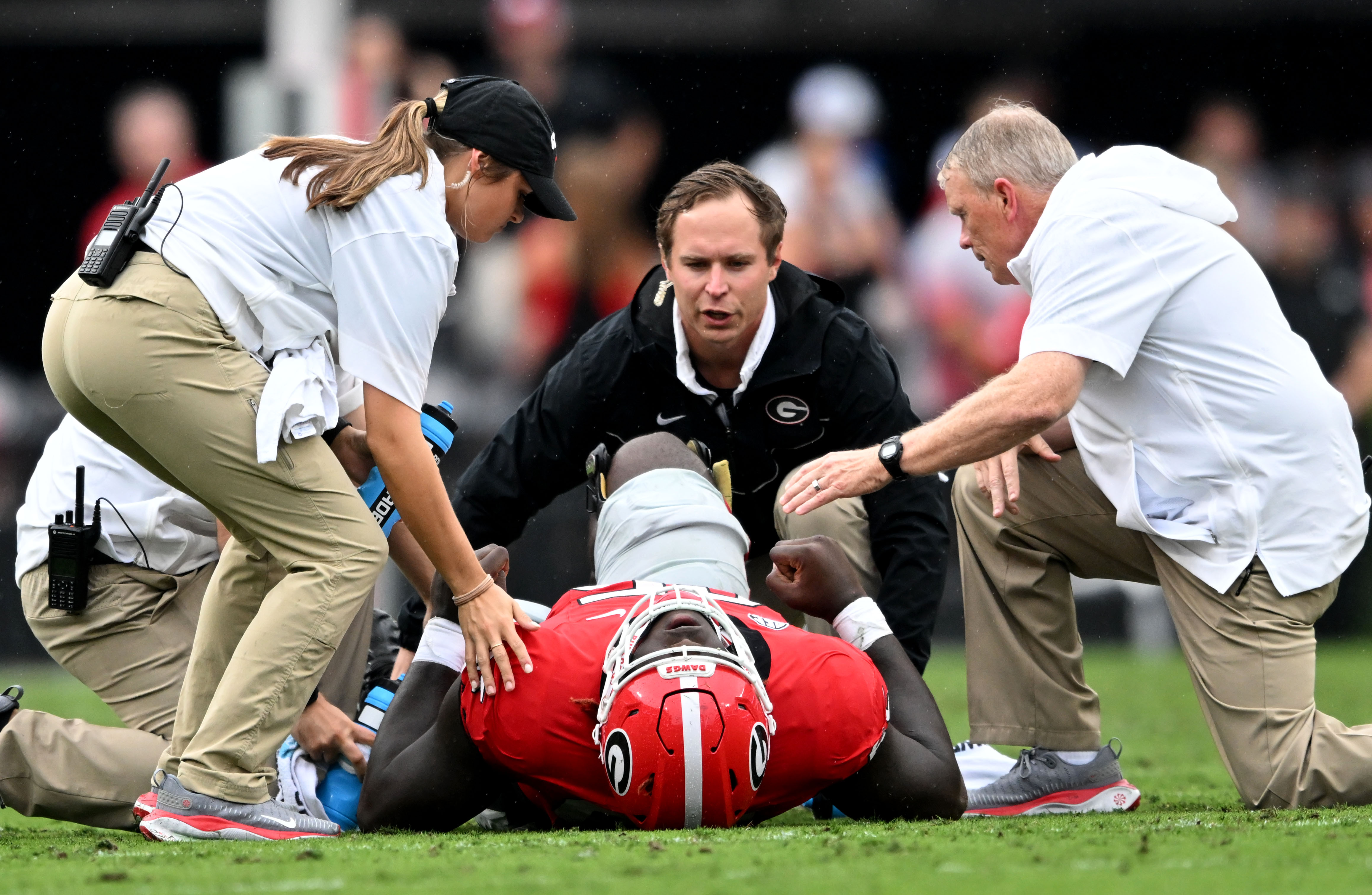 Tackle Amarius Mims tops Georgia's 'growing' injury list