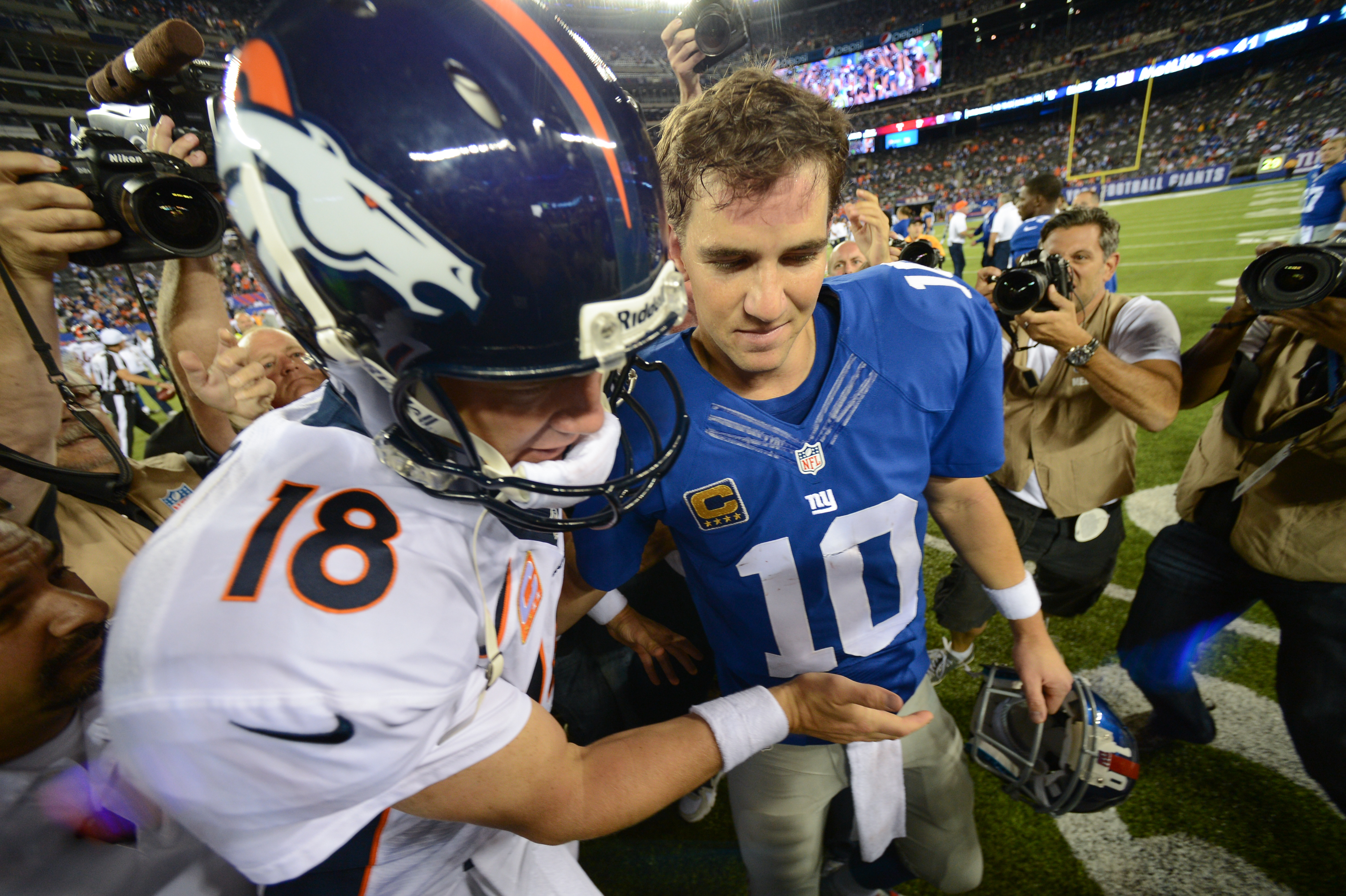 WATCH: Eli Manning's touching tribute to big bro Peyton