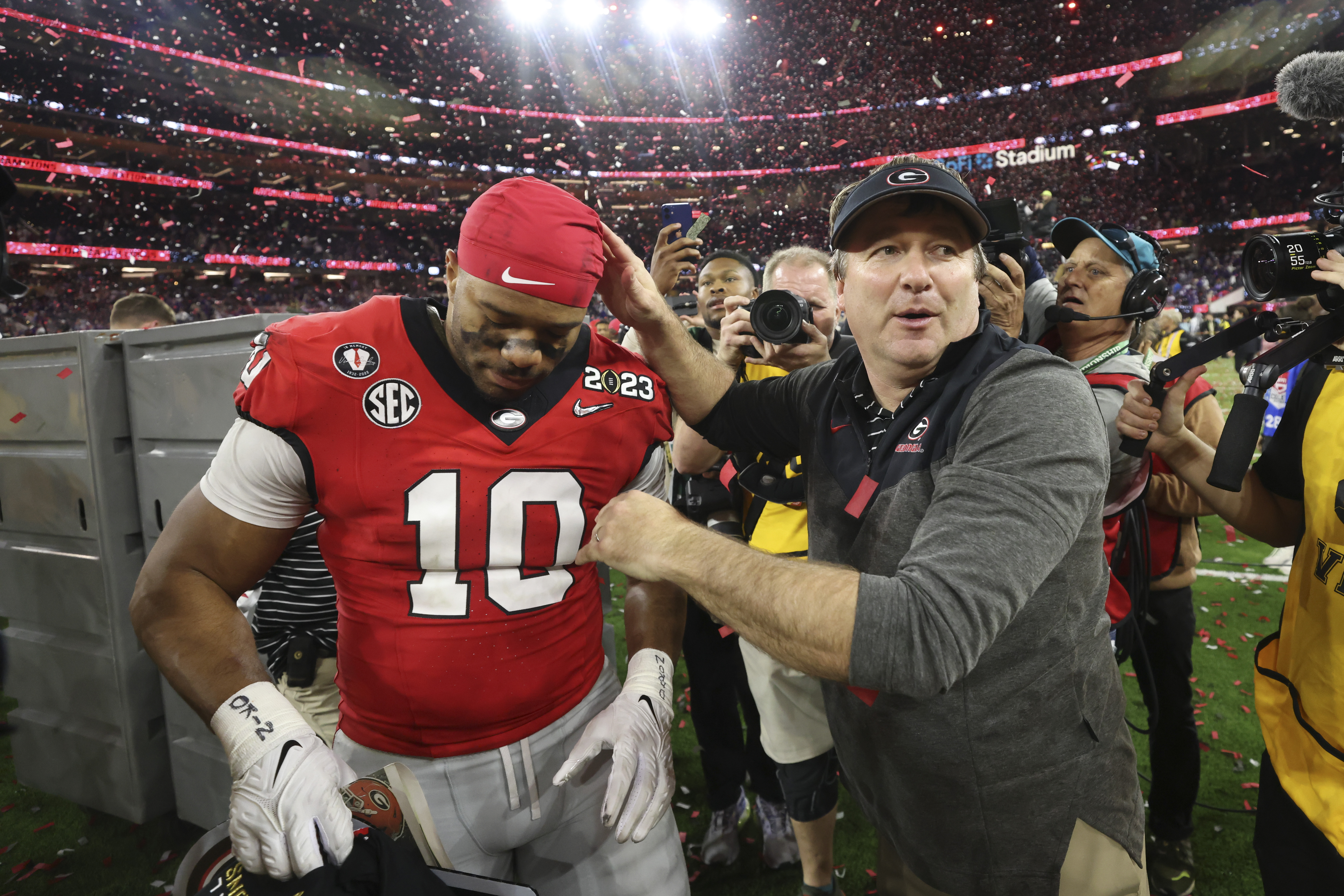 Georgia football player killed after CFP title celebration - Los Angeles  Times