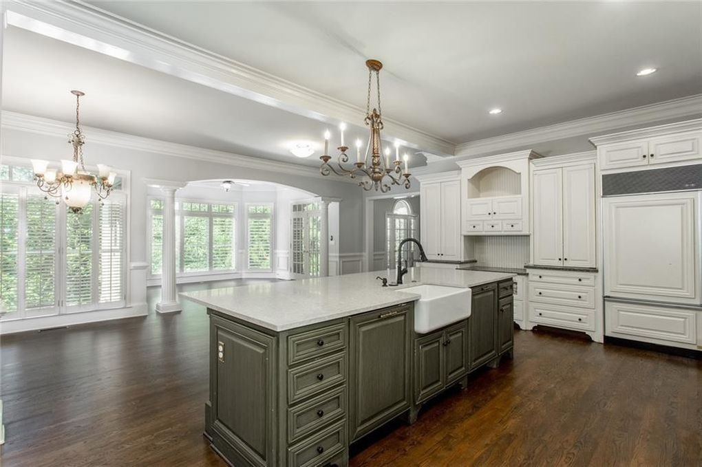 The kitchen of Drew Sidora's home. She is now on "The Real Housewives of Atlanta." REALTOR PHOTO