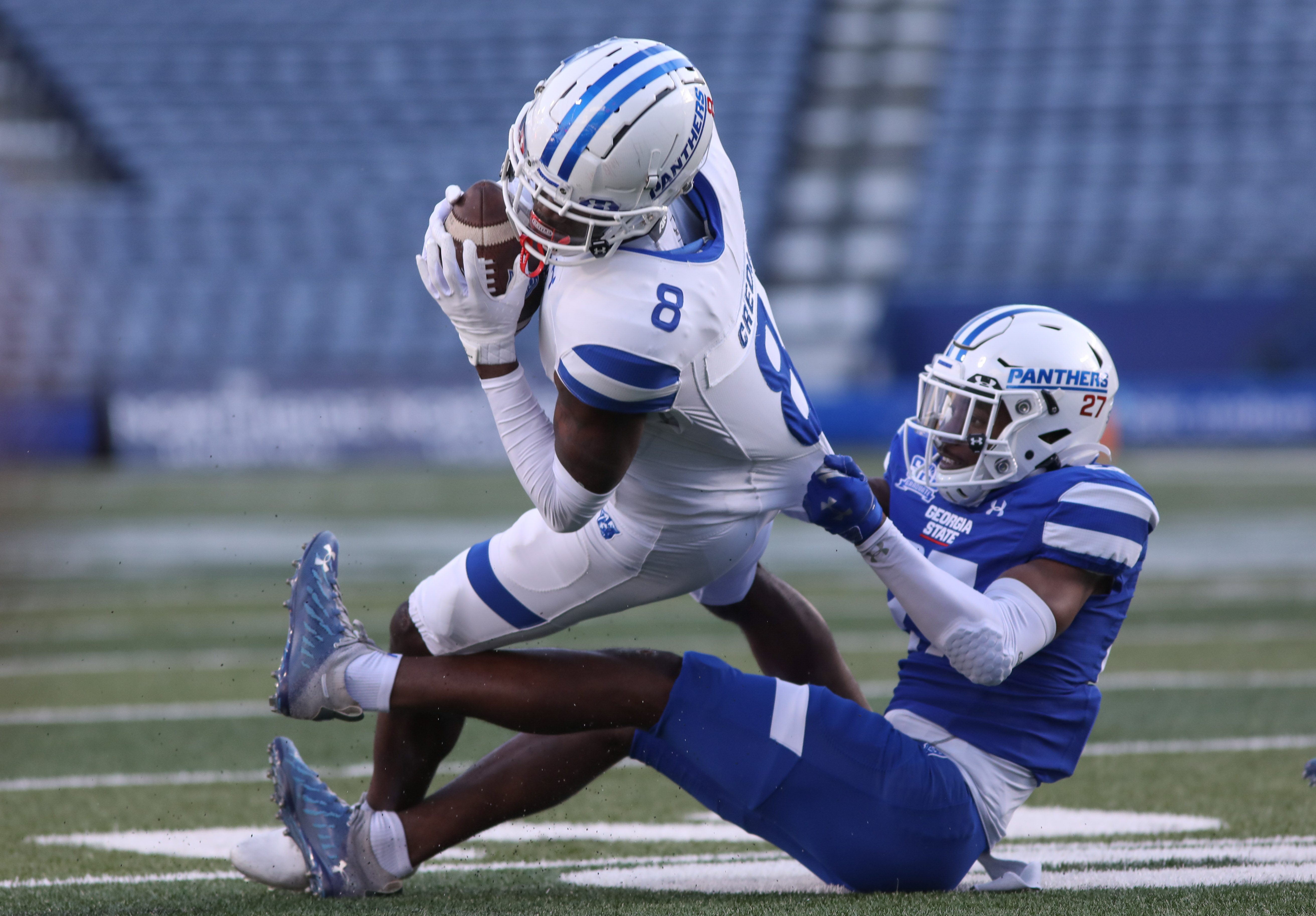 Georgia State shows off its running prowess during Blue-White Game