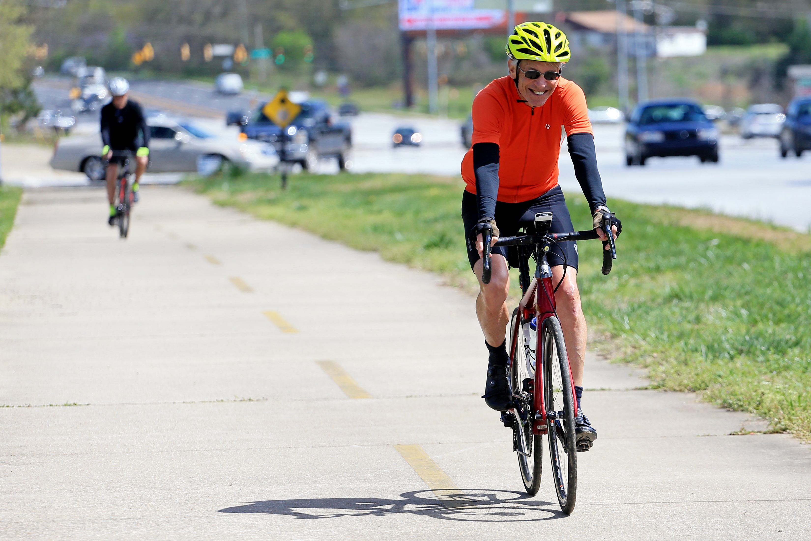 Biking round Atlanta