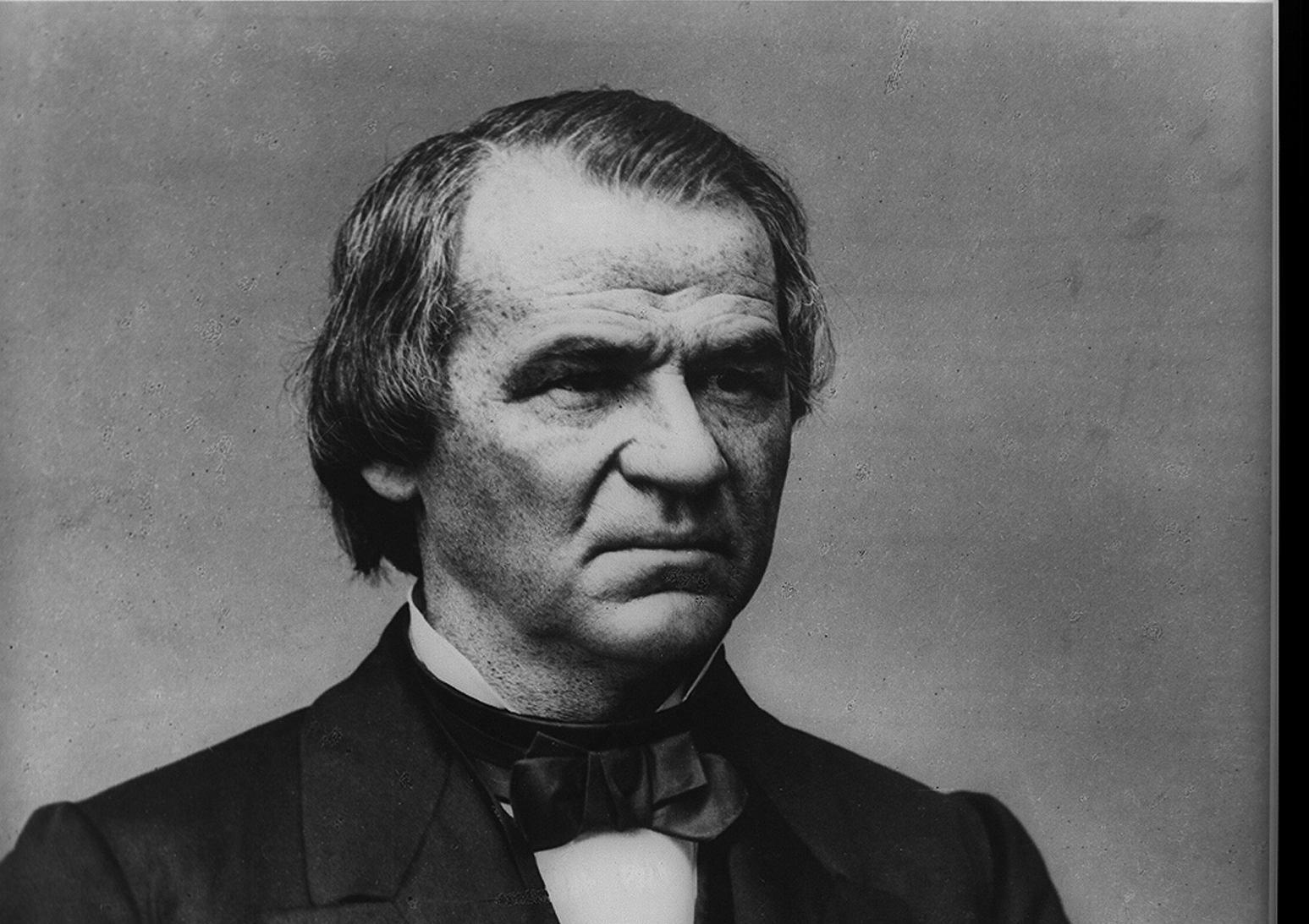 Andrew Johnson, 17th president of the United States.