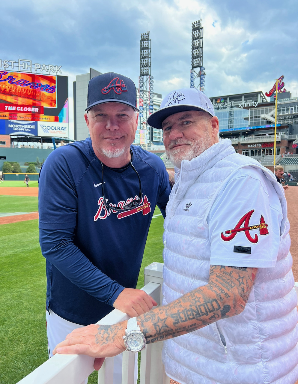 Local Braves fan dedicates his heart — and his right leg — to the team