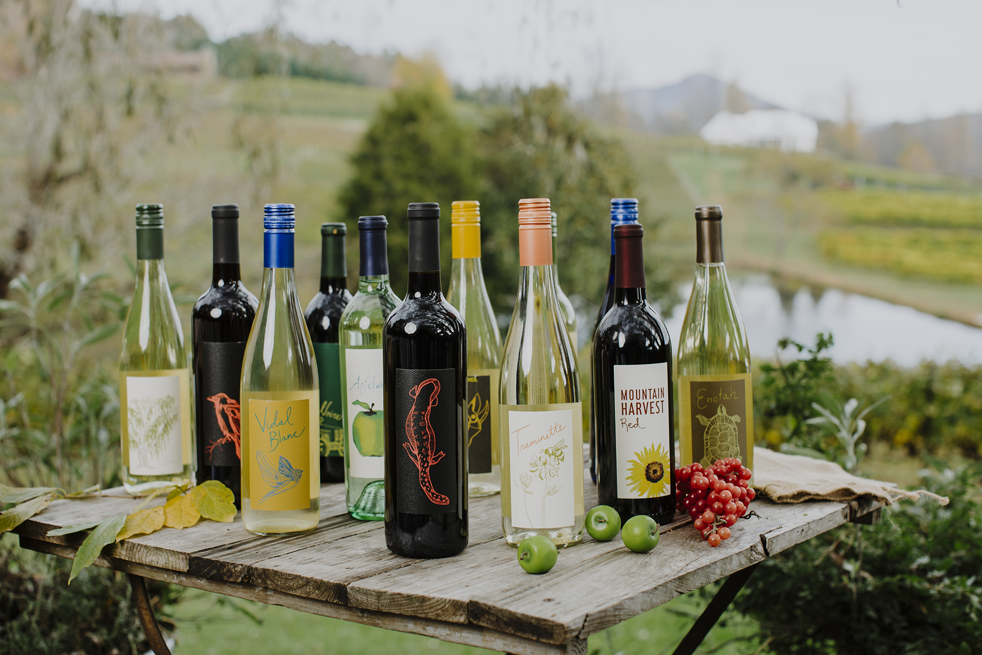 There are a variety of award-winning wines from Crane Creek Vineyards.
(Courtesy of Crane Creek Vineyards.)