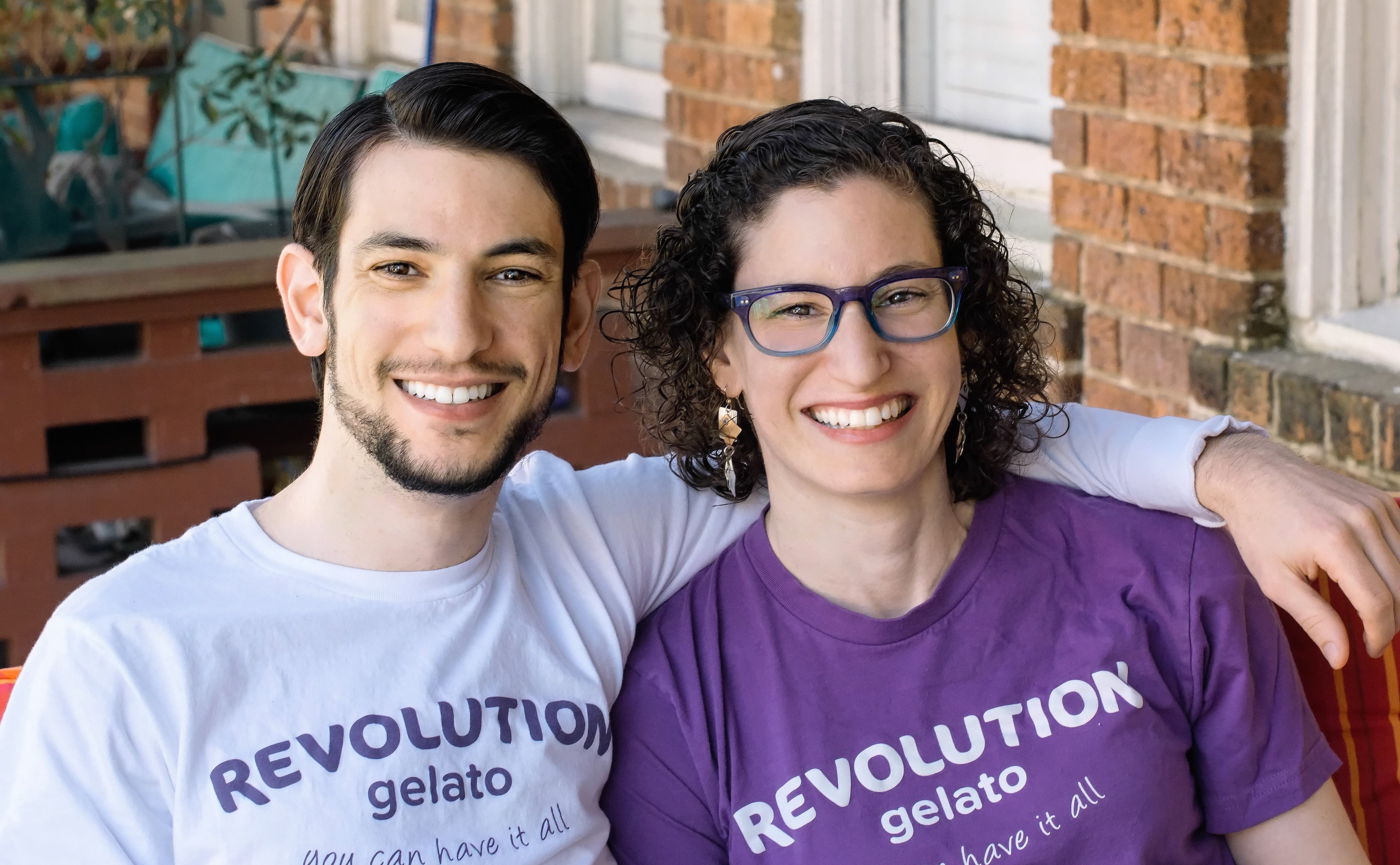 Jared Olkin and his sister Leah Sitkin grew up in a family of ice cream fans. Now they're the force behind Revolution Gelato./Photo credit: David Trotter